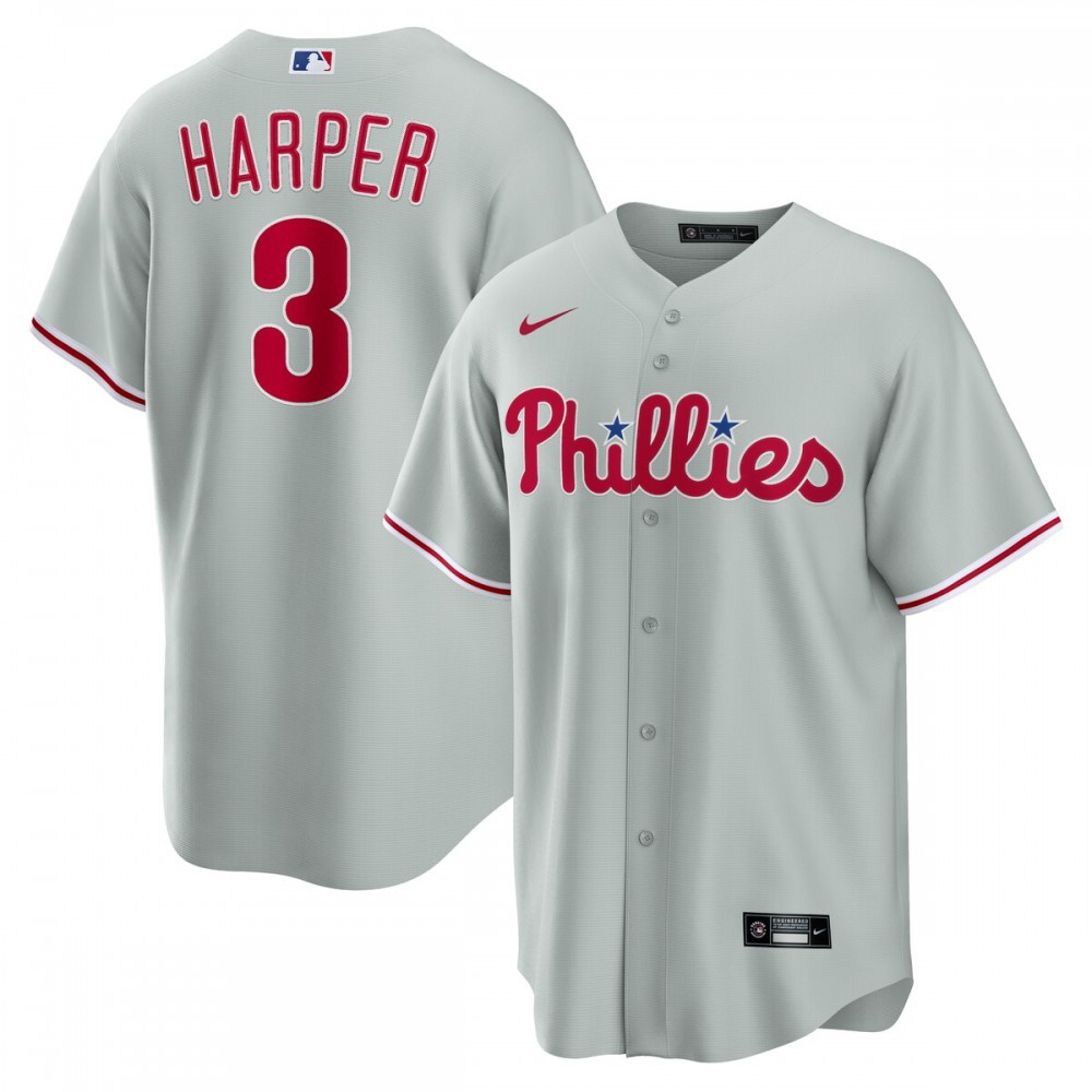 Women's Philadelphia Phillies Gray Player Jersey
