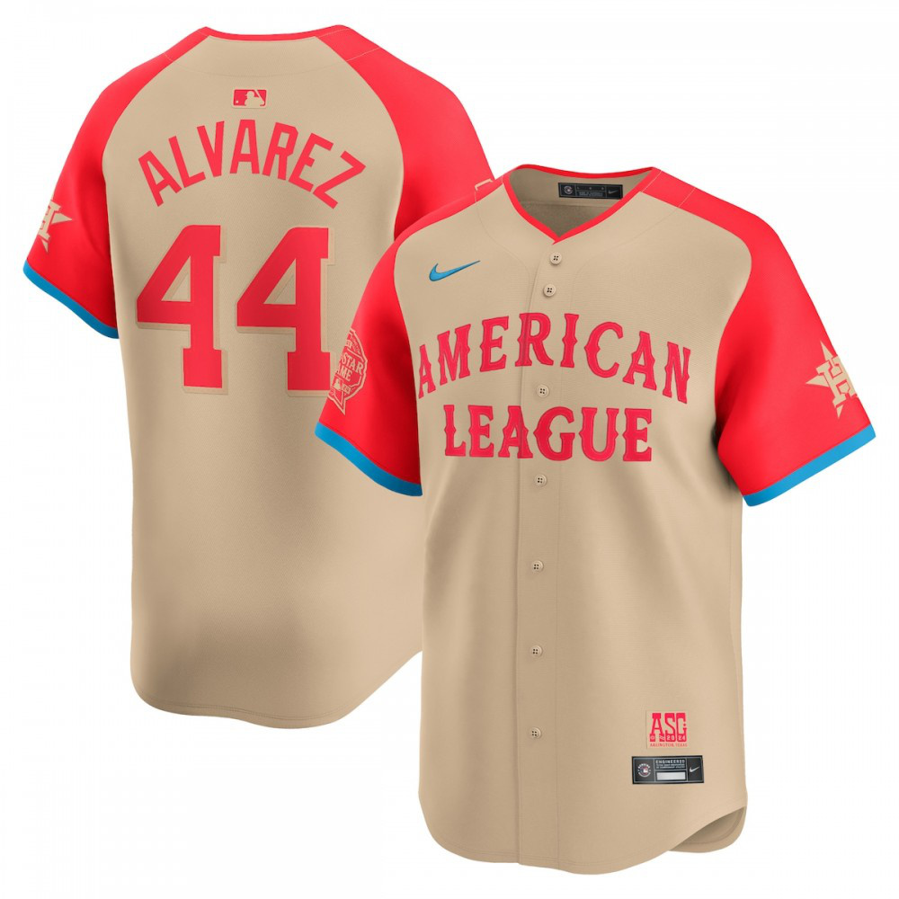 Men's Yordan Alvarez American 2024 Cream Limited Jersey