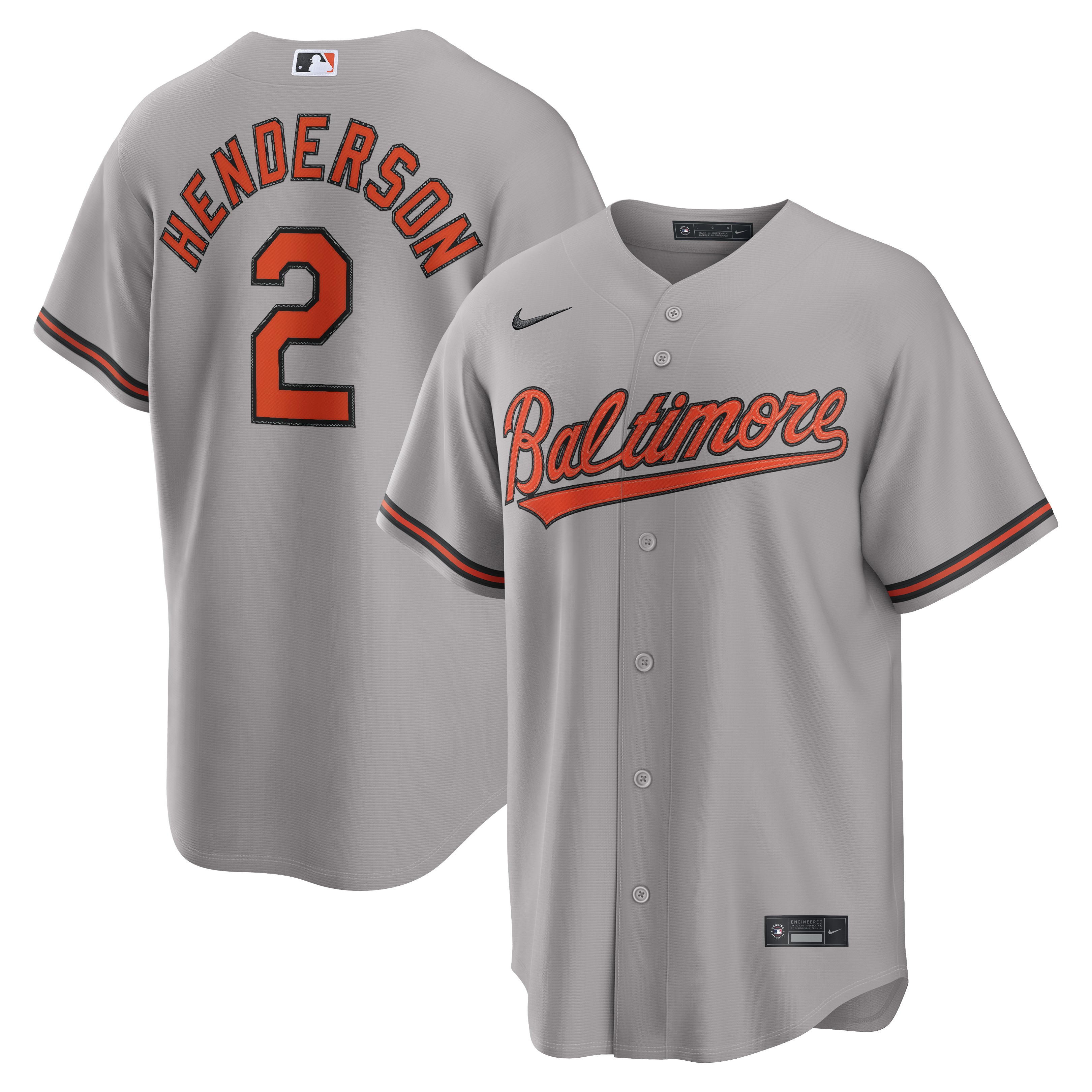 Women's Baltimore Orioles Gray Replica Jersey