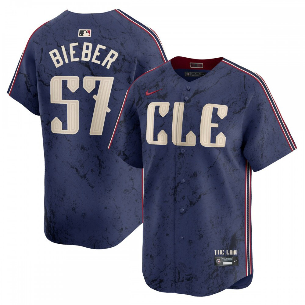 Men's Cleveland Guardians 2024 Navy City Limited Jersey
