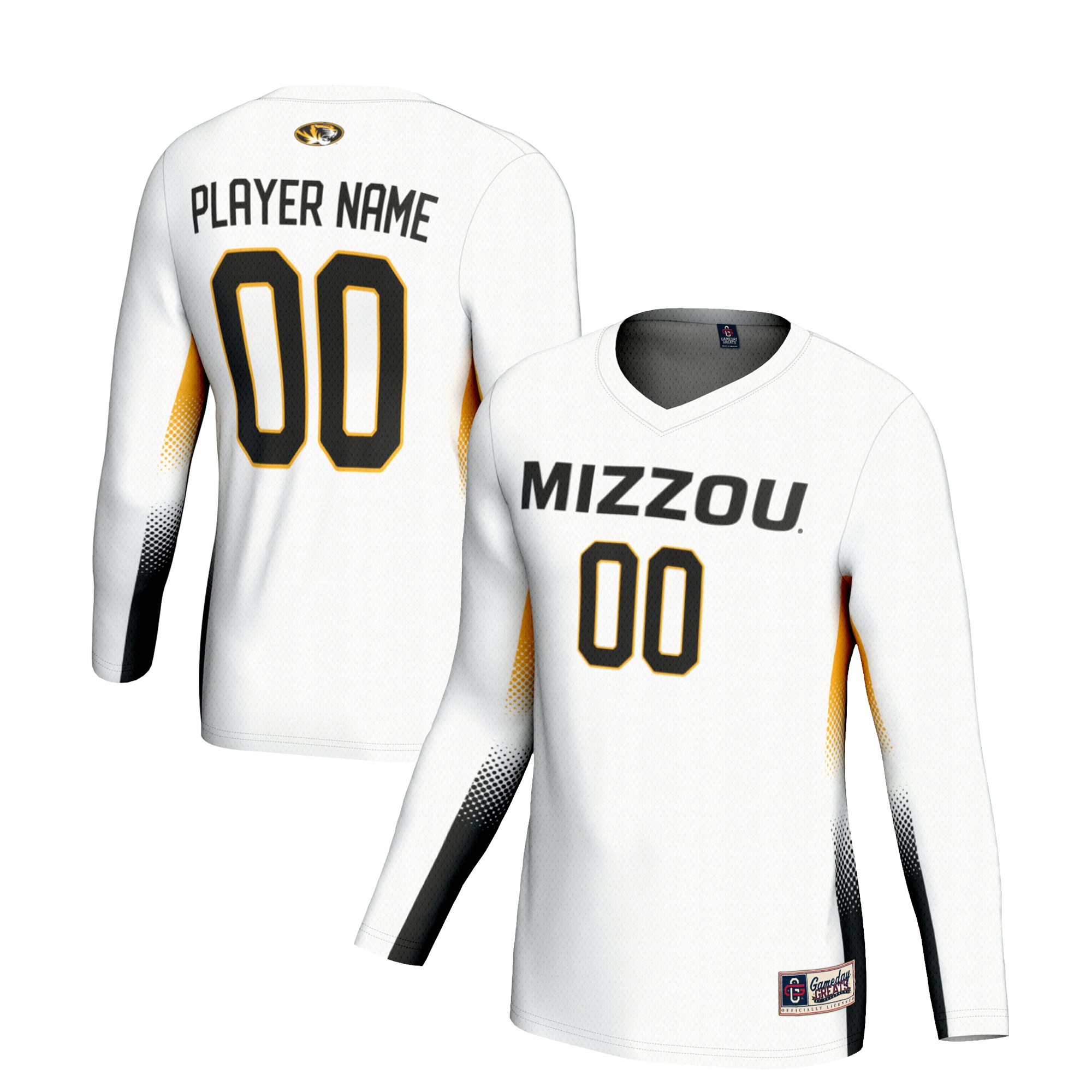 Women's Missouri Tigers White Player Jersey