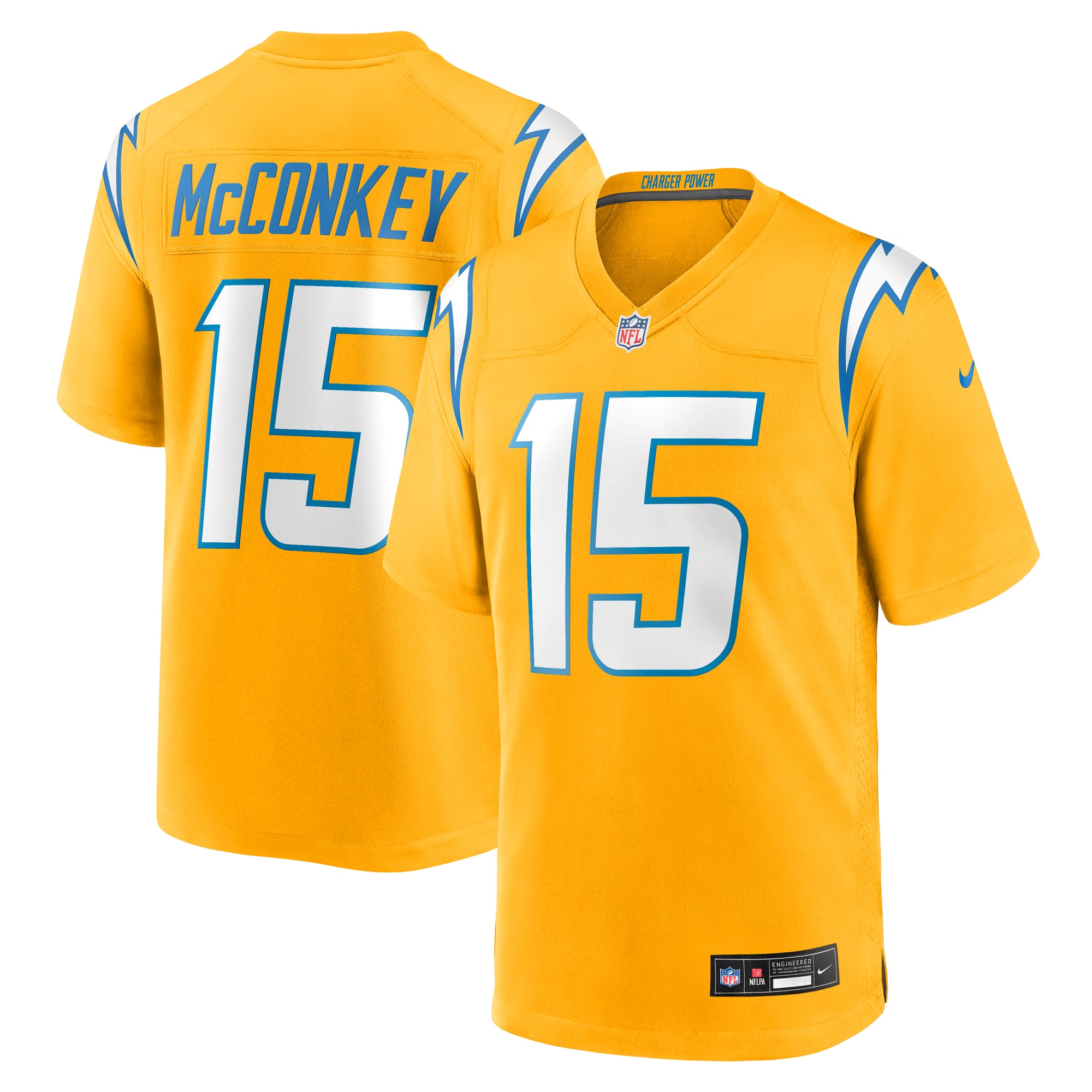 Men's Los Angeles Chargers Gold Player Jersey