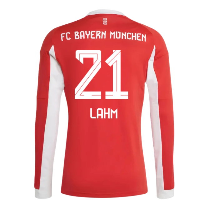 Kids' Bayern Munich 2025/26 Home Long Sleeve Jersey