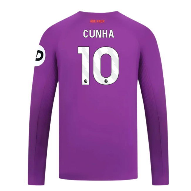 Men's Wolves 2024/25 Third Long Sleeve Jersey