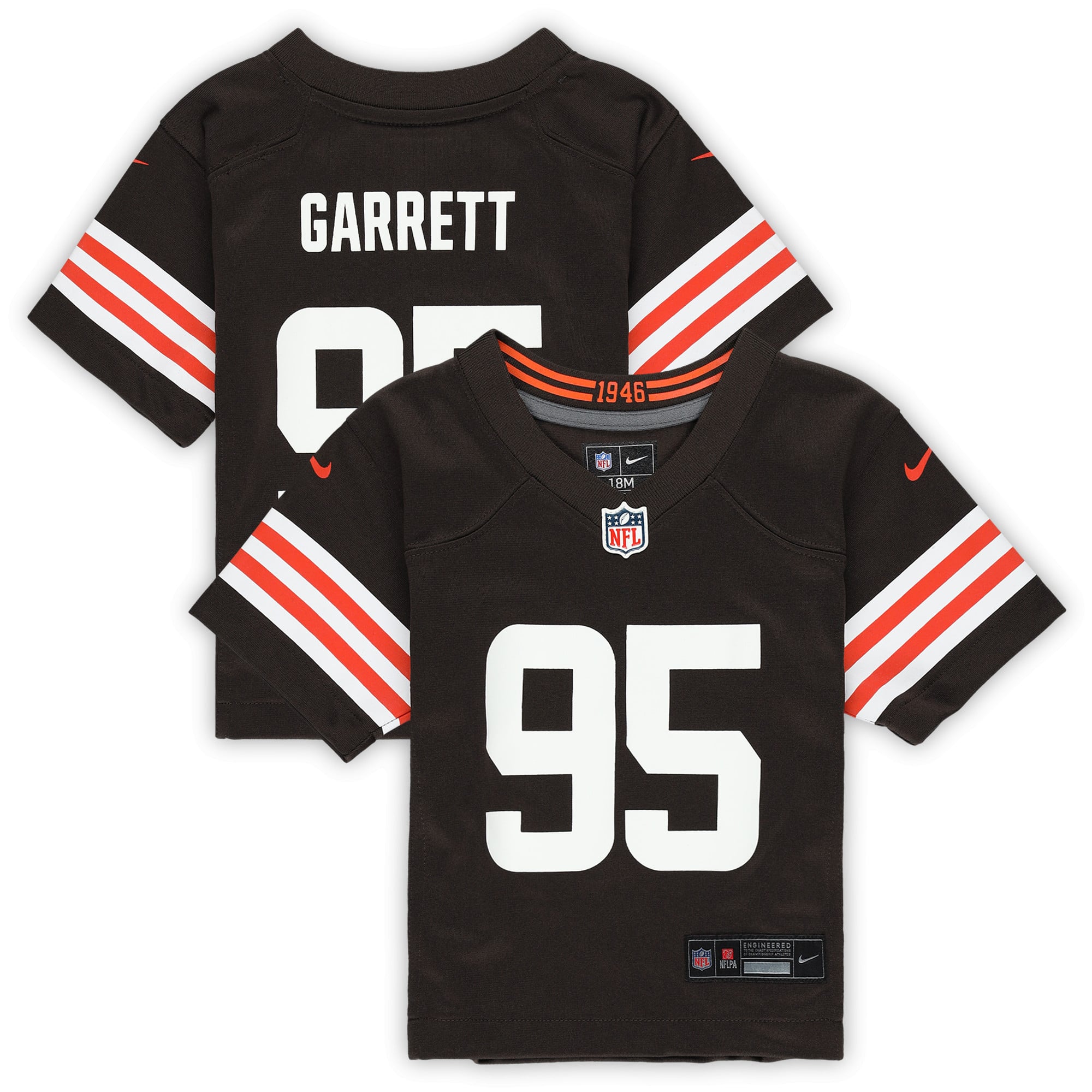 Kids' Cleveland Browns Brown Player Jersey