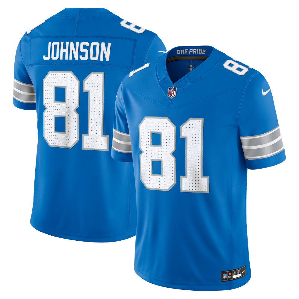 Women's Detroit Lions Blue Limited Jersey