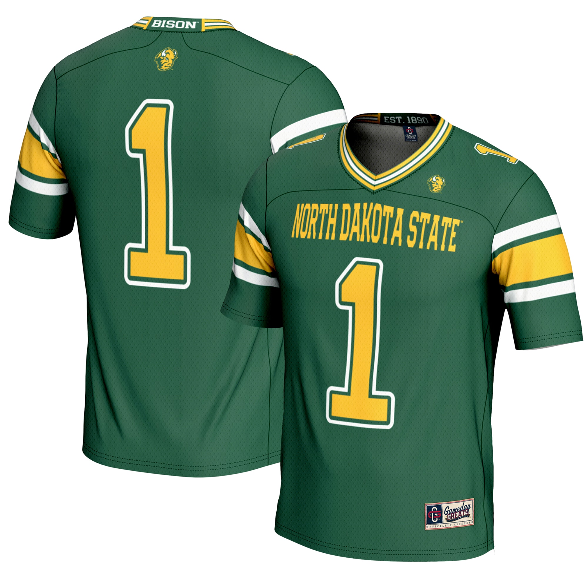 Men's NDSU Bison Green Jersey
