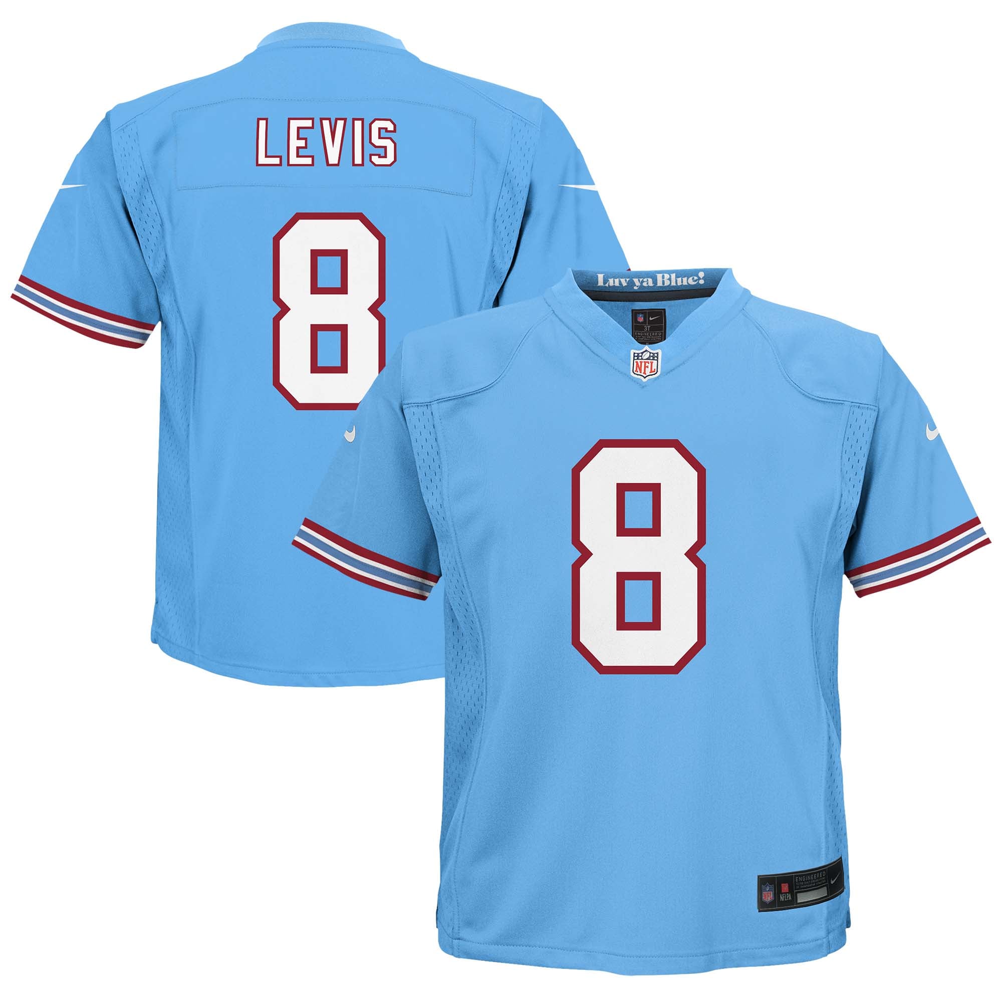 Men's Tennessee Titans Light Throwback Game Jersey