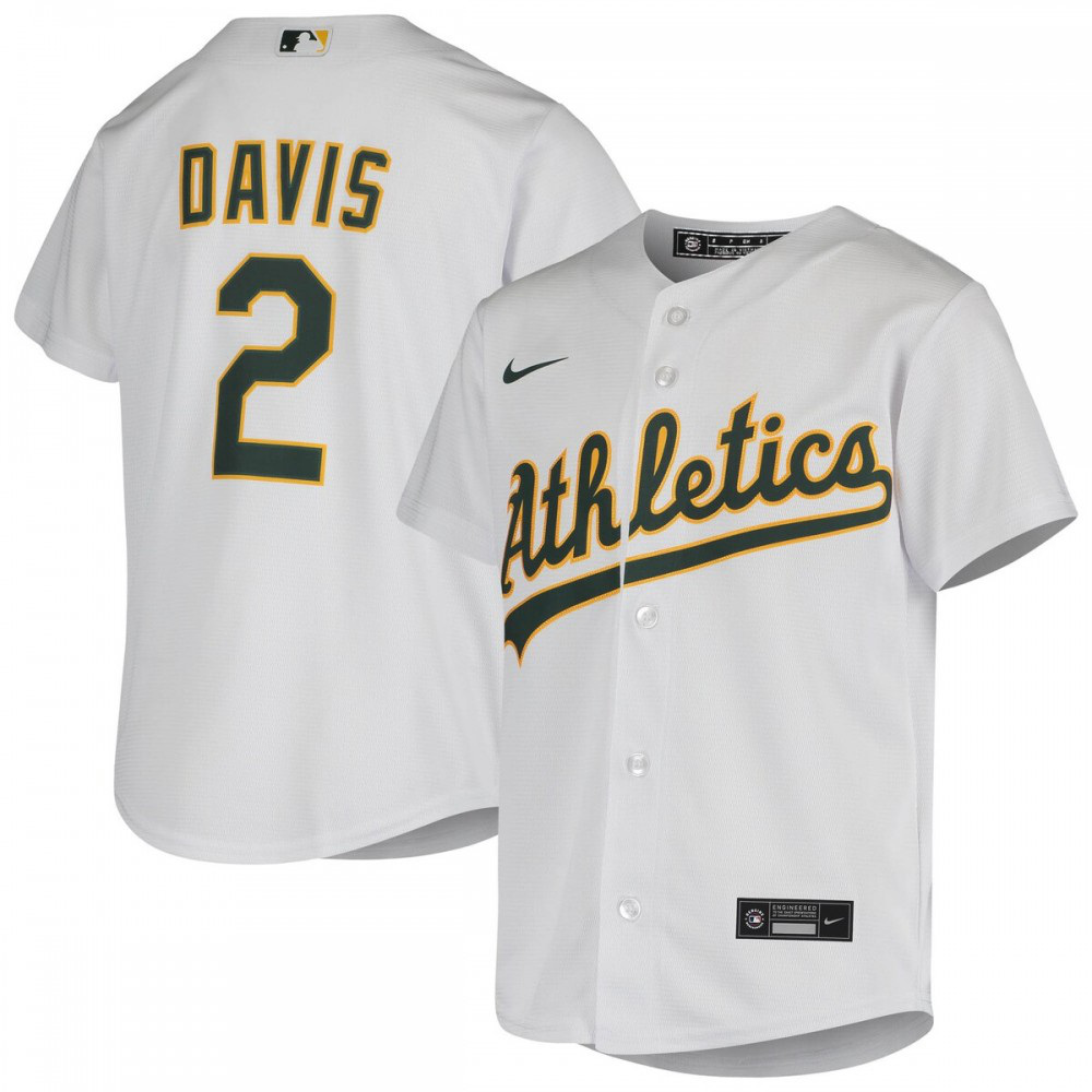 Men's Oakland Athletics White Home Jersey