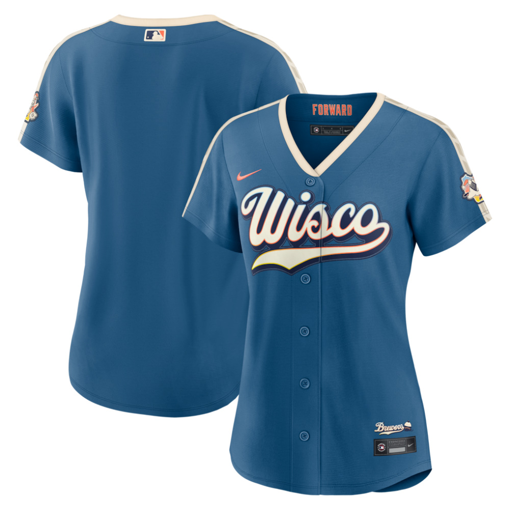 Women's Milwaukee Brewers 2026 Blue City Jersey