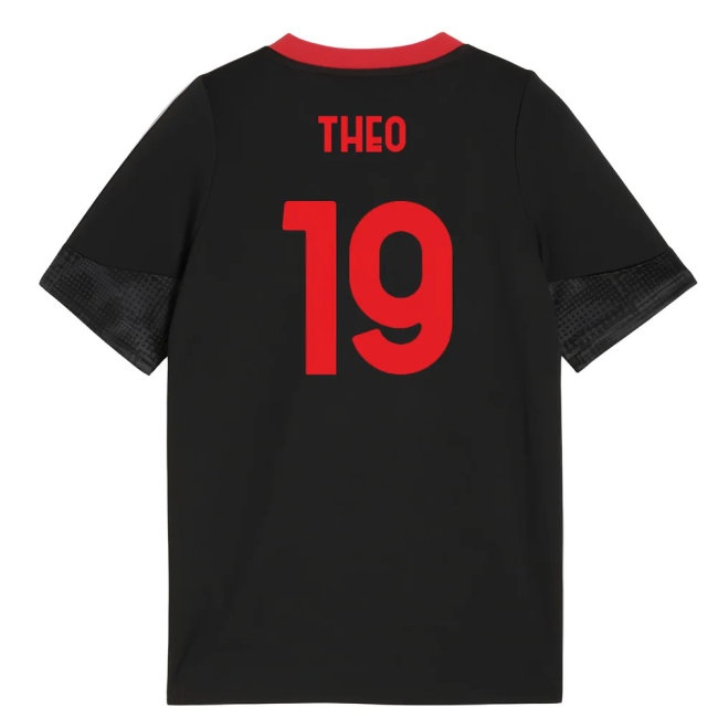 Kids' Trainings AC Milan 2025/26 Black Training Jersey