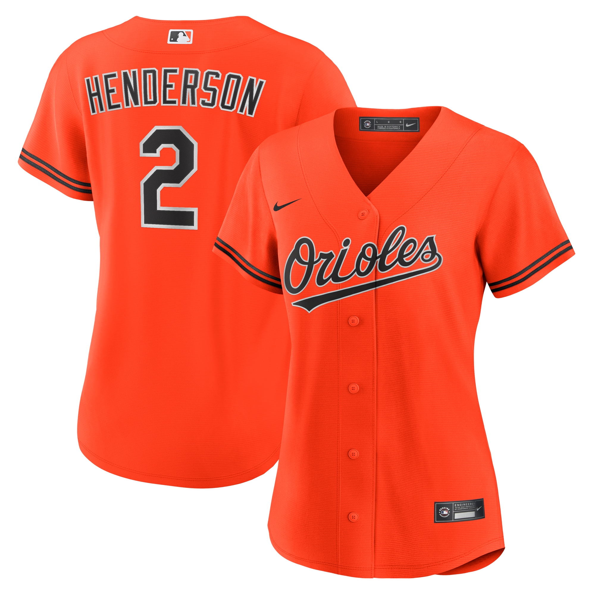 Kids' Baltimore Orioles Orange Replica Jersey
