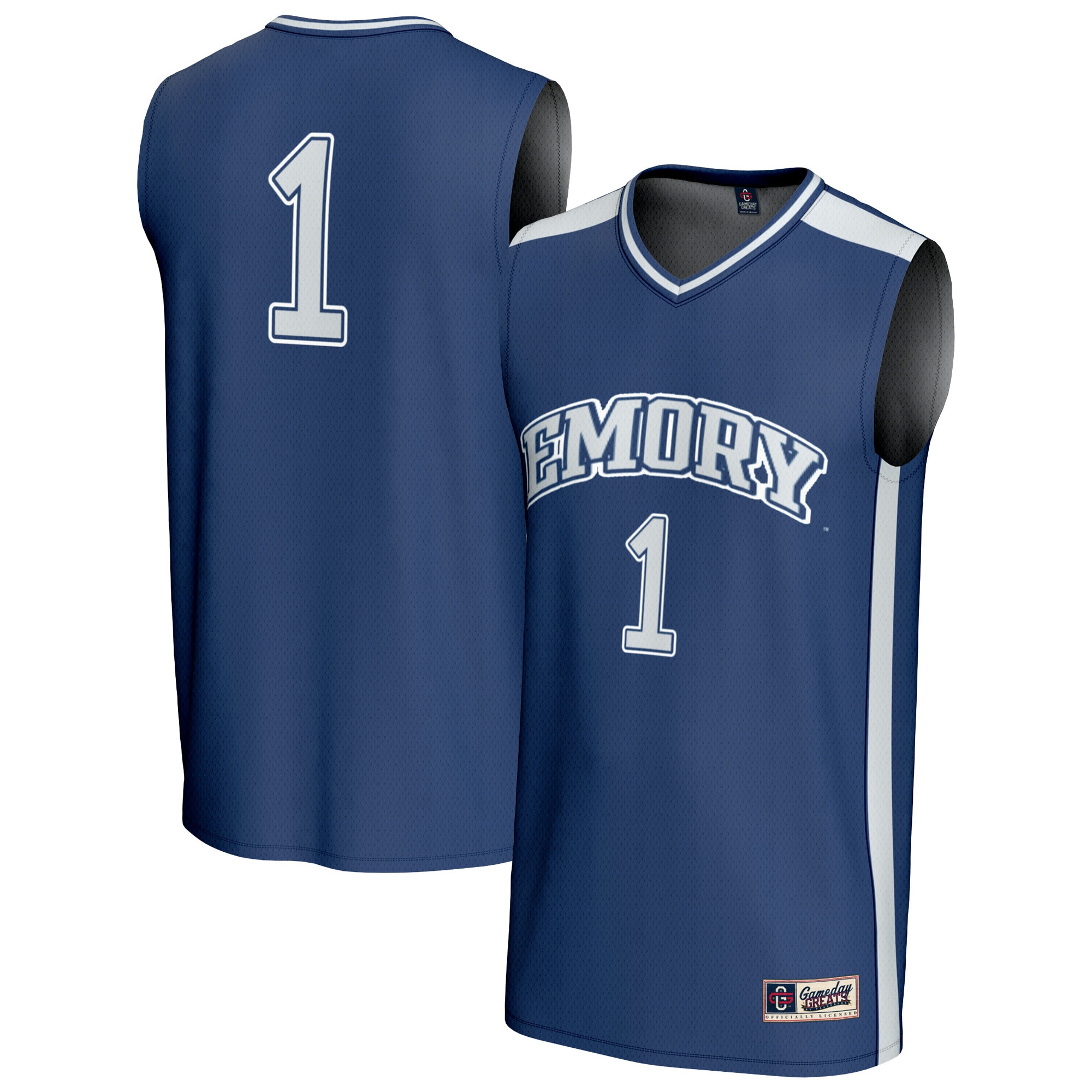 Men's Emory Eagles Blue Fashion Jersey