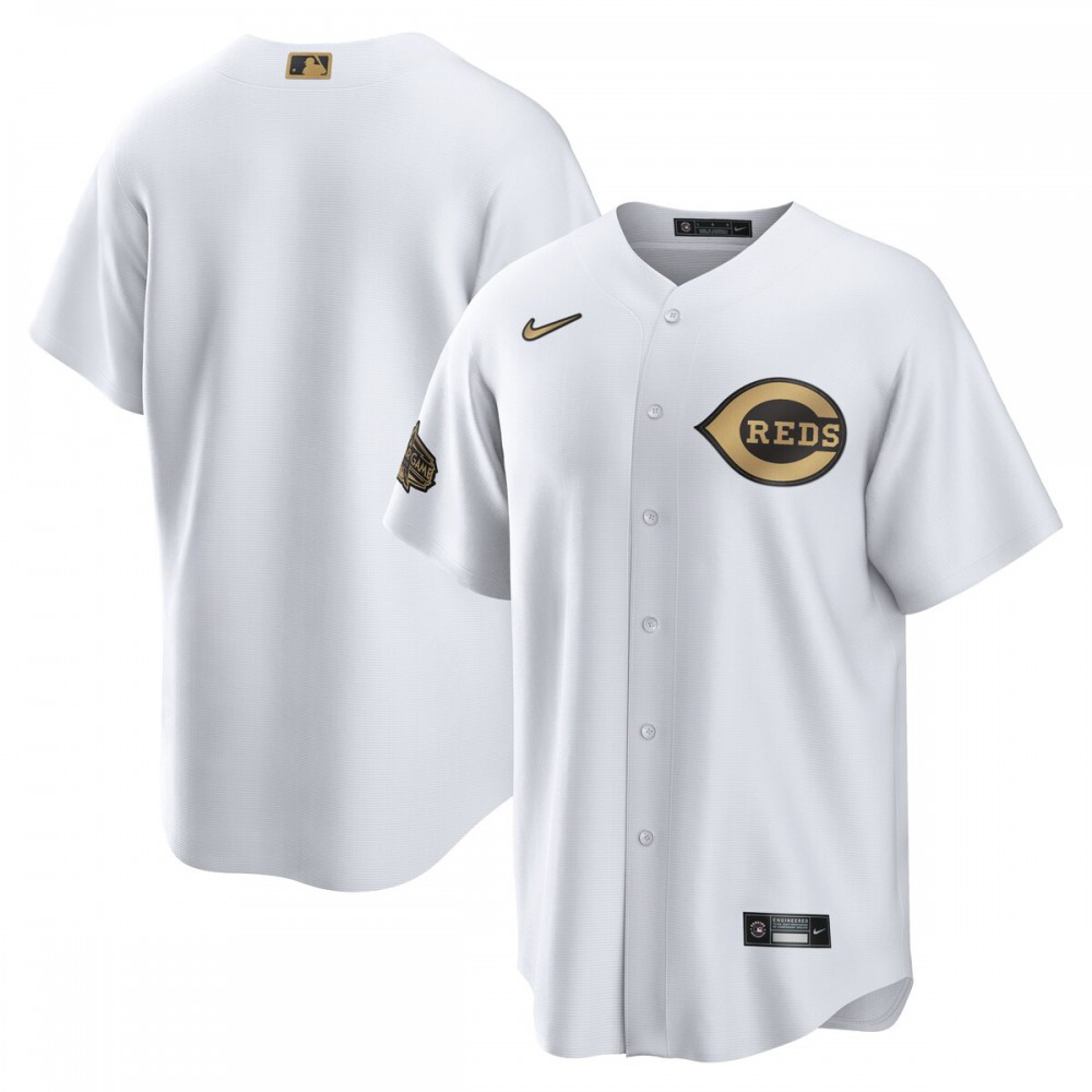 Kids' Cincinnati Reds 2022 White Game Jersey