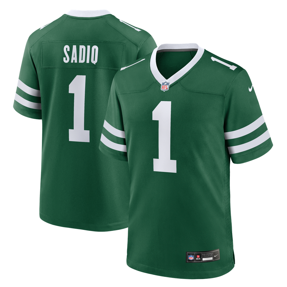 Men's New York Jets Green Game Jersey