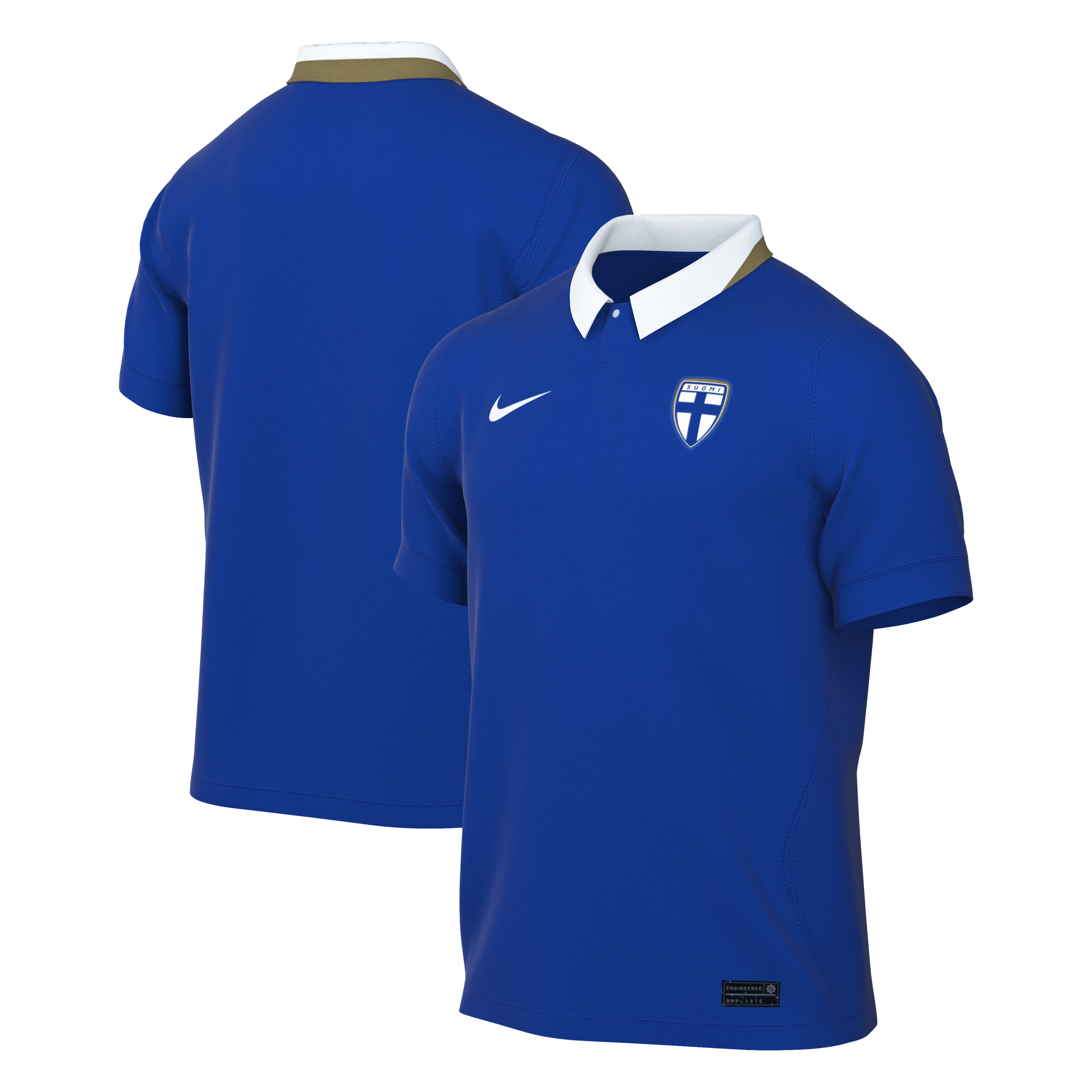Men's Finland 2026 Blue Replica Jersey