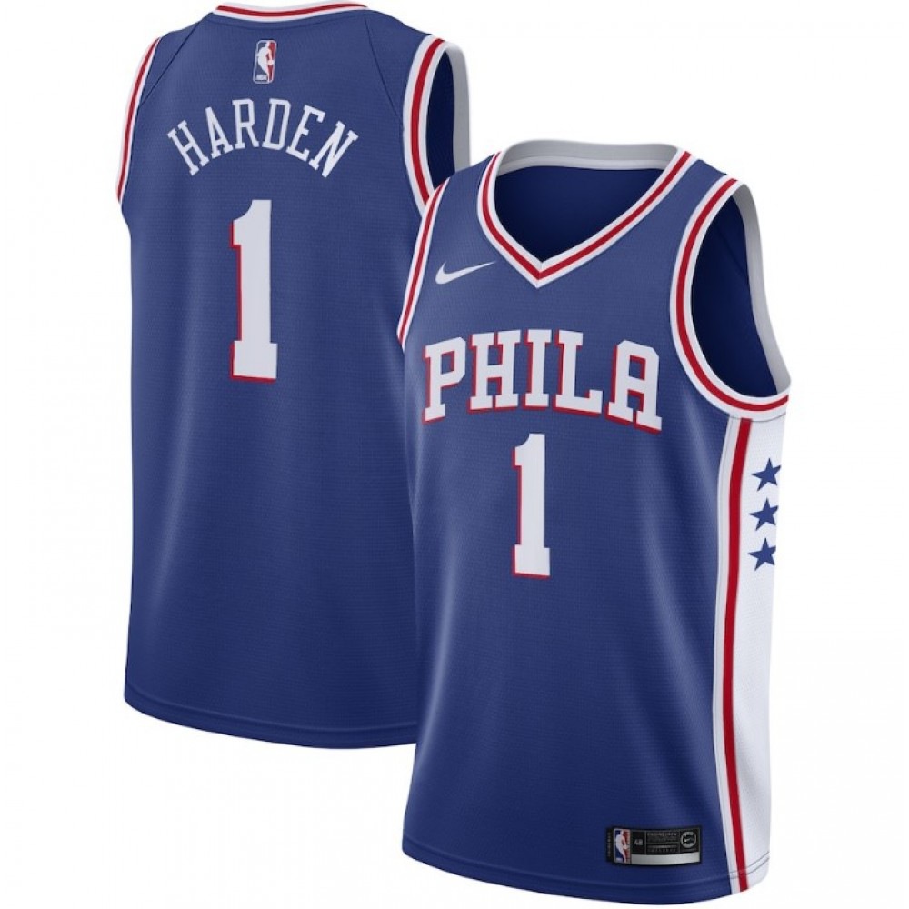 Women's Philadelphia 76ers 2021/22 Royal Icon Swingman Jersey