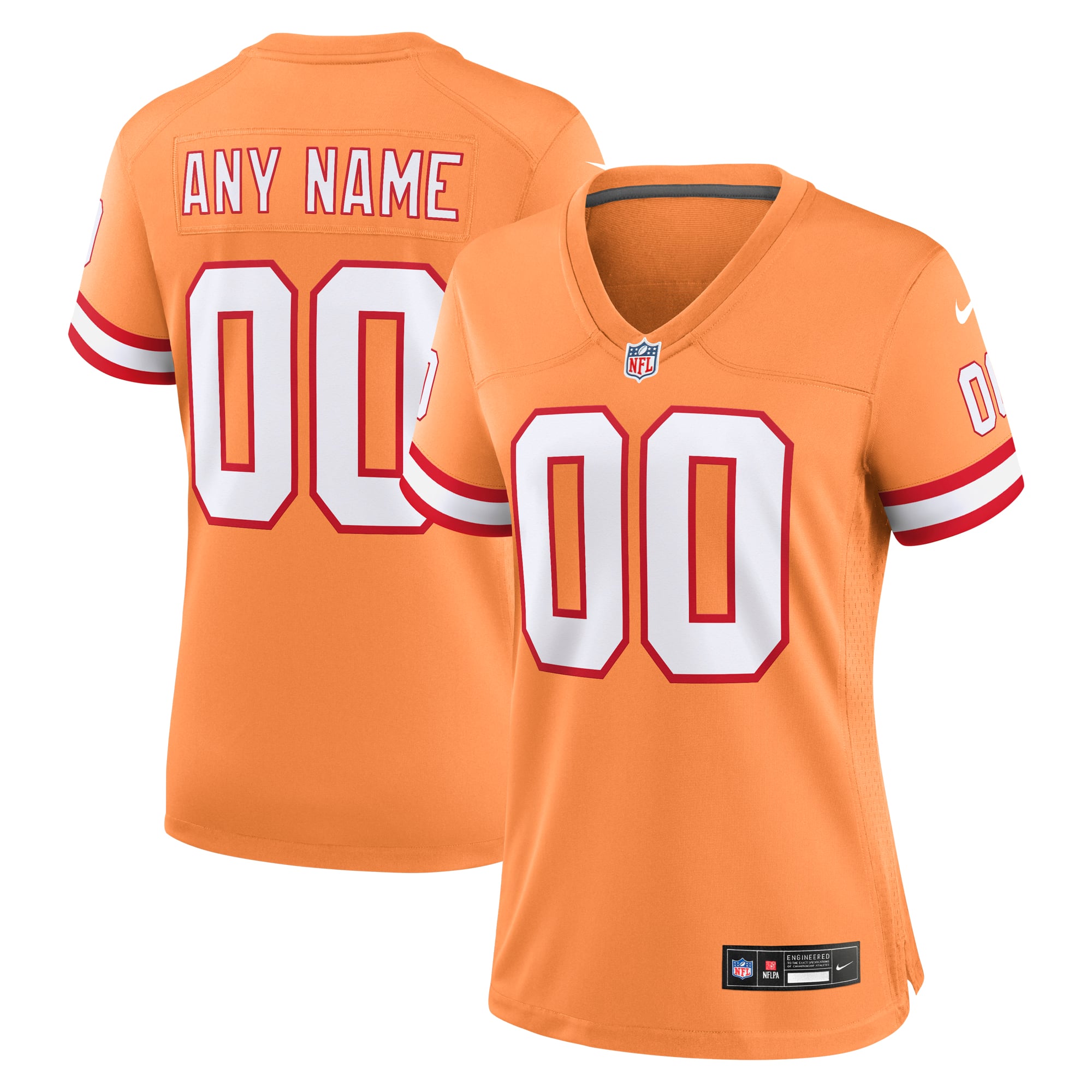 Kids' Tampa Bay Buccaneers Orange Throwback Game Jersey
