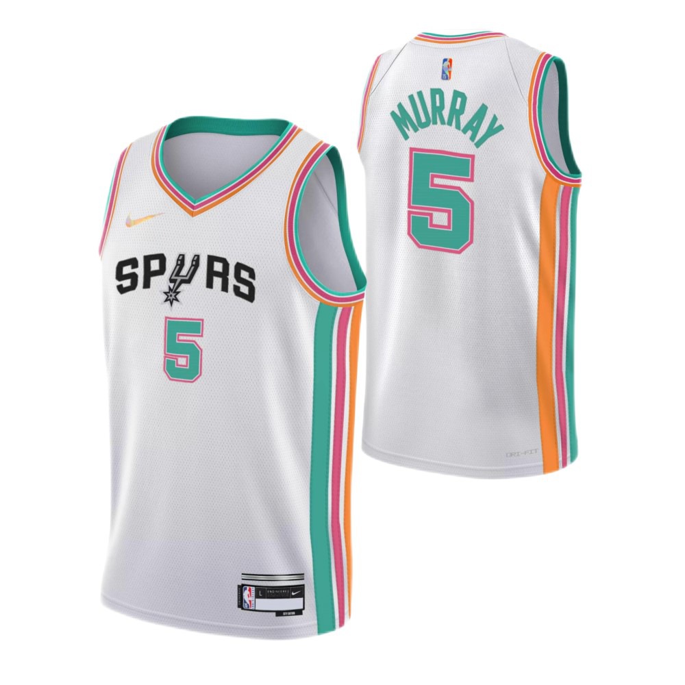 Women's San Antonio Spurs 2021/22 White City Swingman Jersey