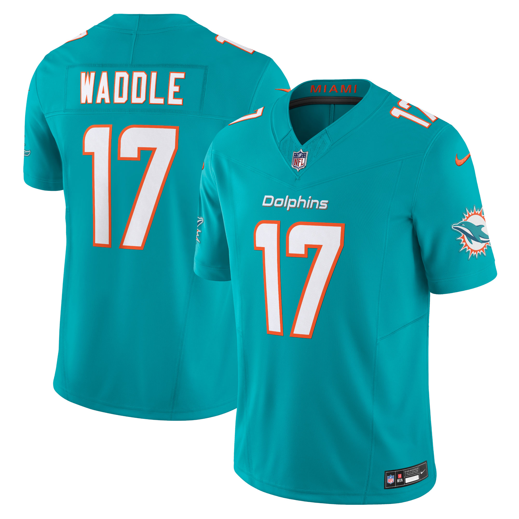 Men's Miami Dolphins Aqua Limited Jersey