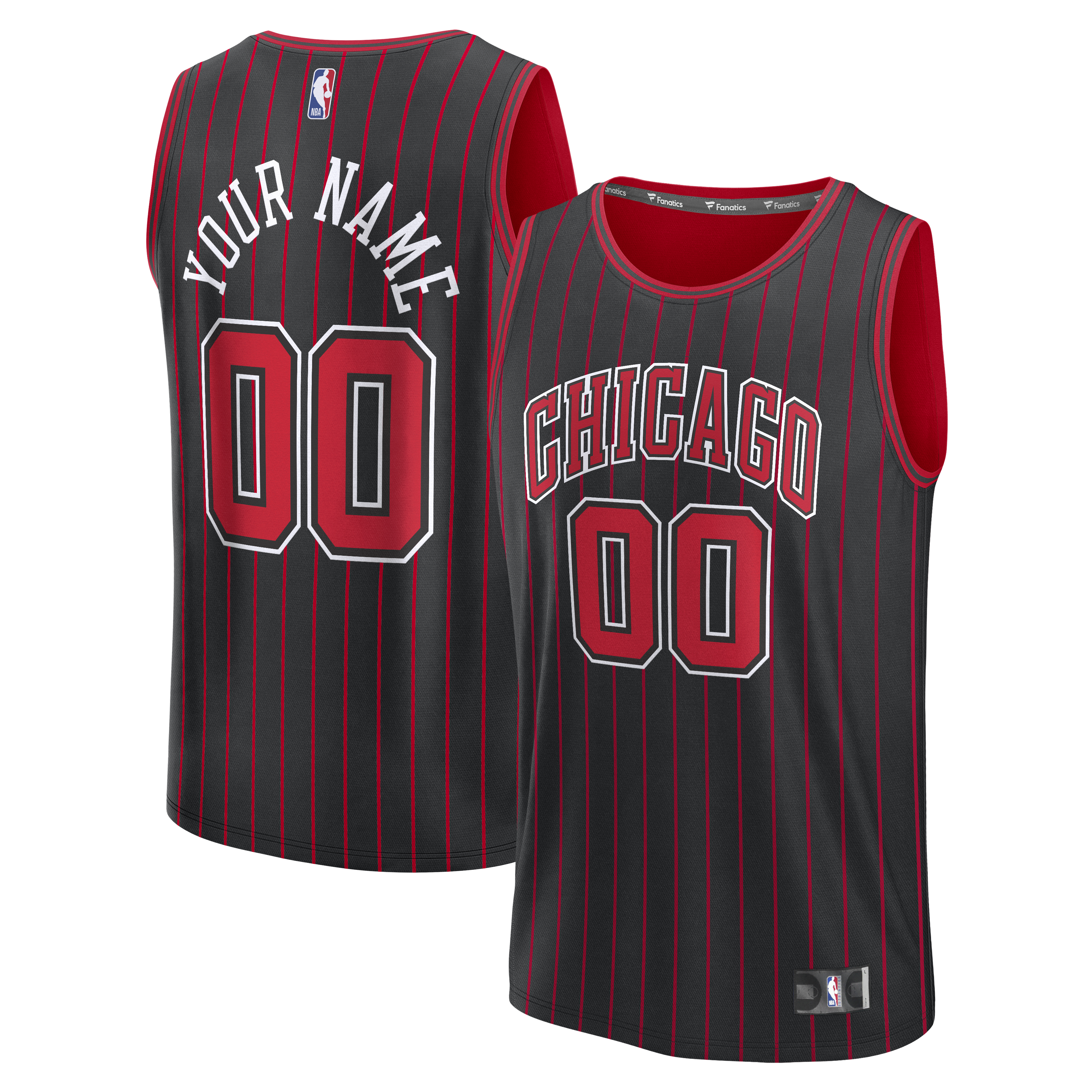 Men's Chicago Bulls Black Statement Jersey