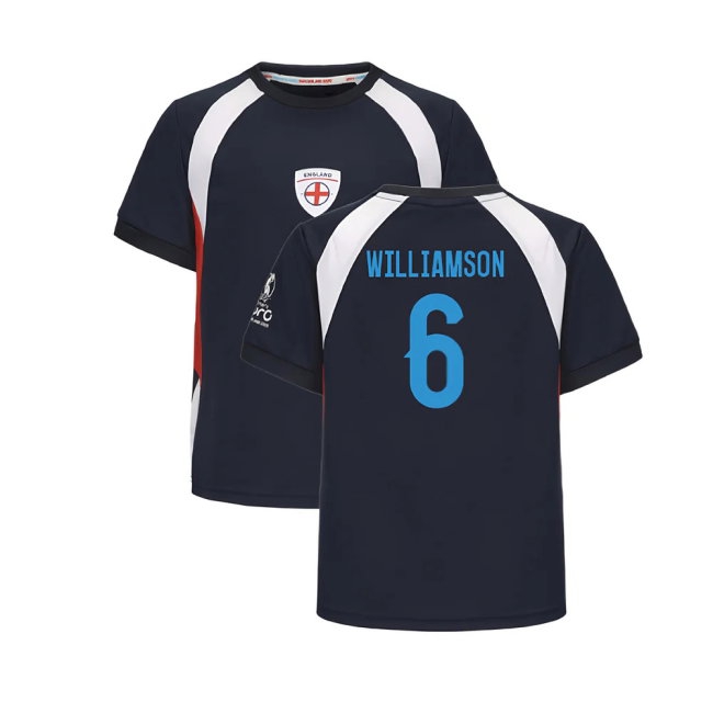 Kids' England 2025 Navy Tee