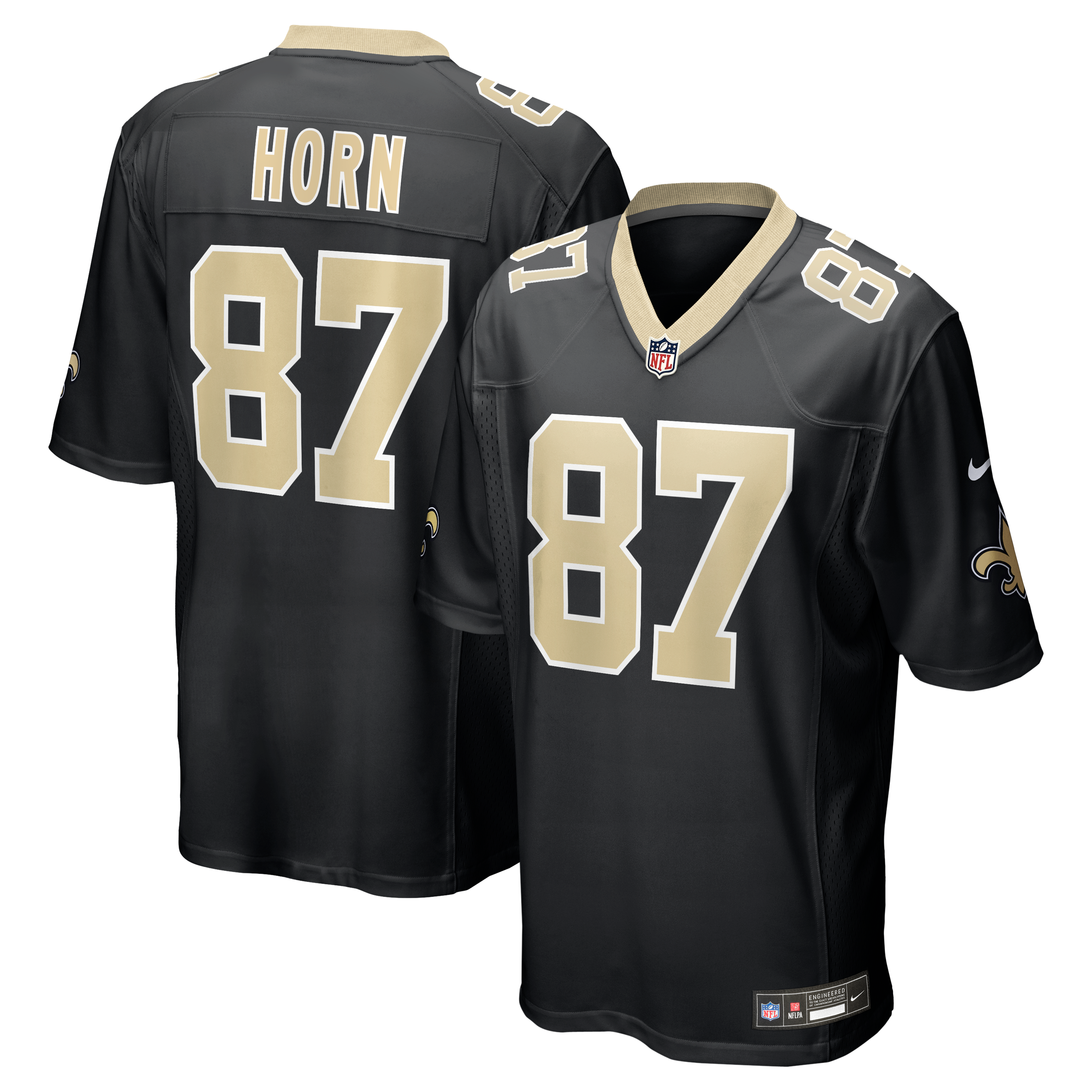 Kids' New Orleans Saints Black Player Jersey