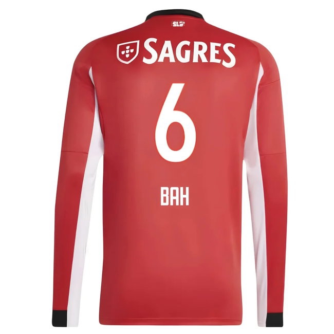 Women's Benfica 2025/26 Home Long Sleeve Jersey