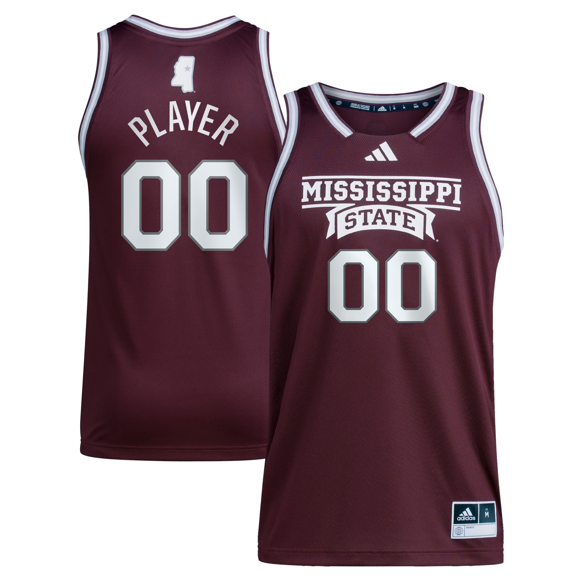Men's Mississippi State Bulldogs Maroon Player Jersey