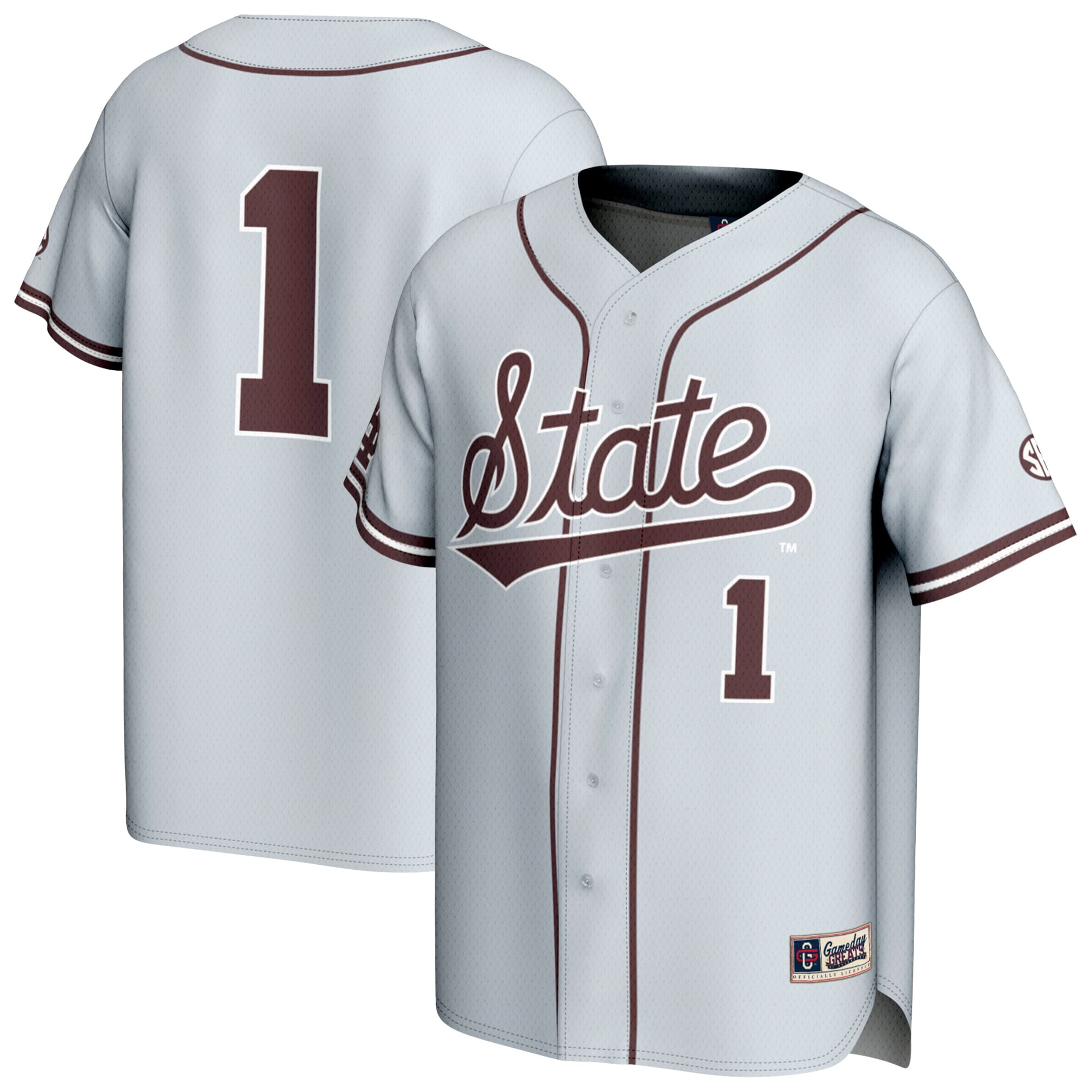 Women's Mississippi State Bulldogs Gray Fashion Jersey