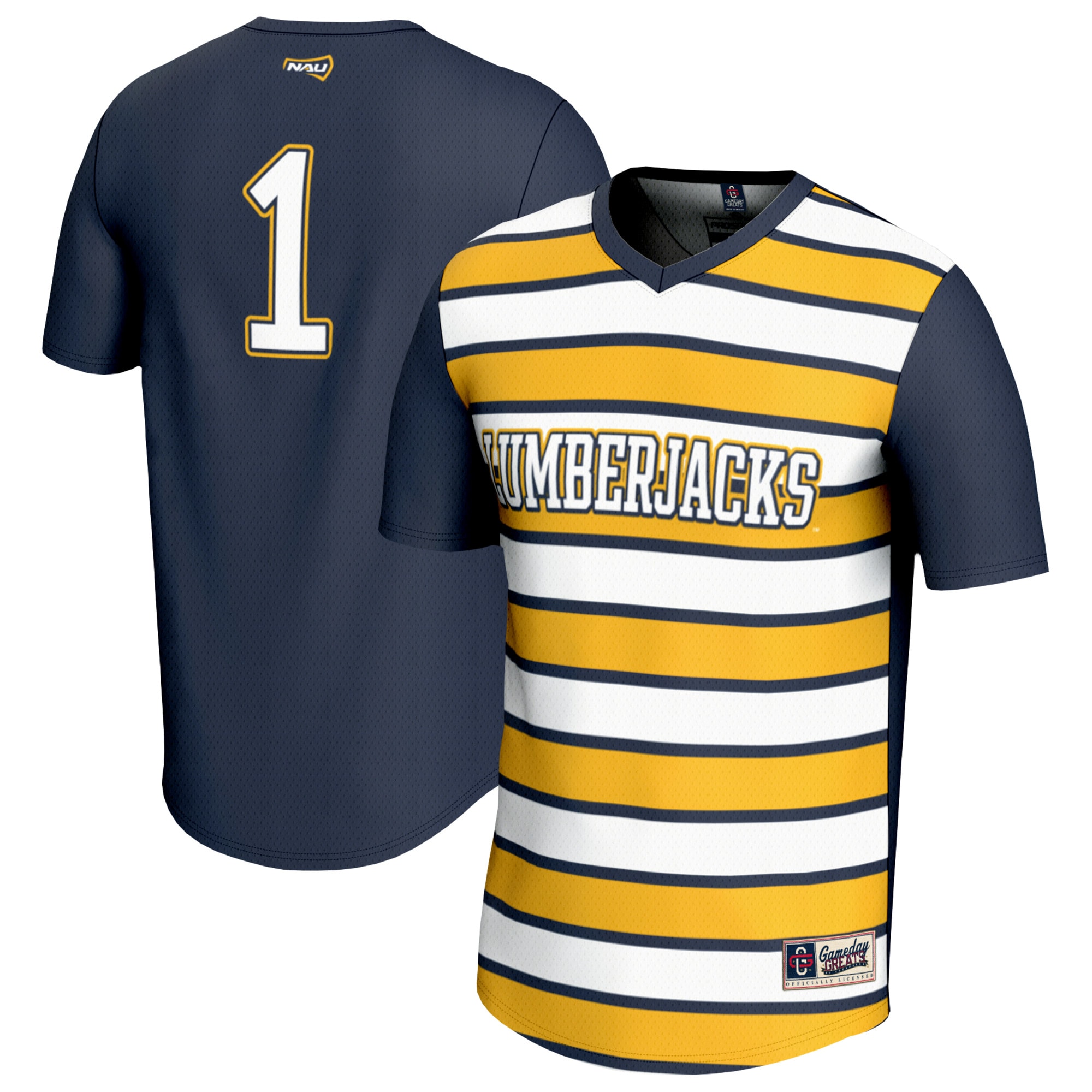 Women's Northern Arizona Lumberjacks Navy Fashion Jersey