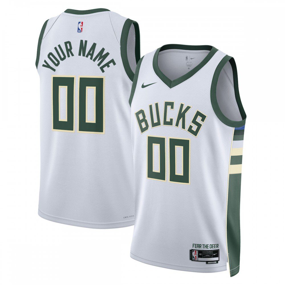Women's Milwaukee Bucks 2022/23 White Swingman Jersey