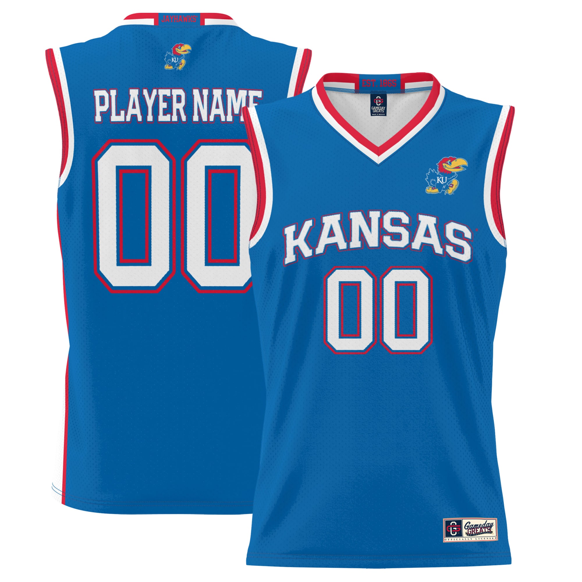 Women's Kansas Jayhawks Royal Player Jersey