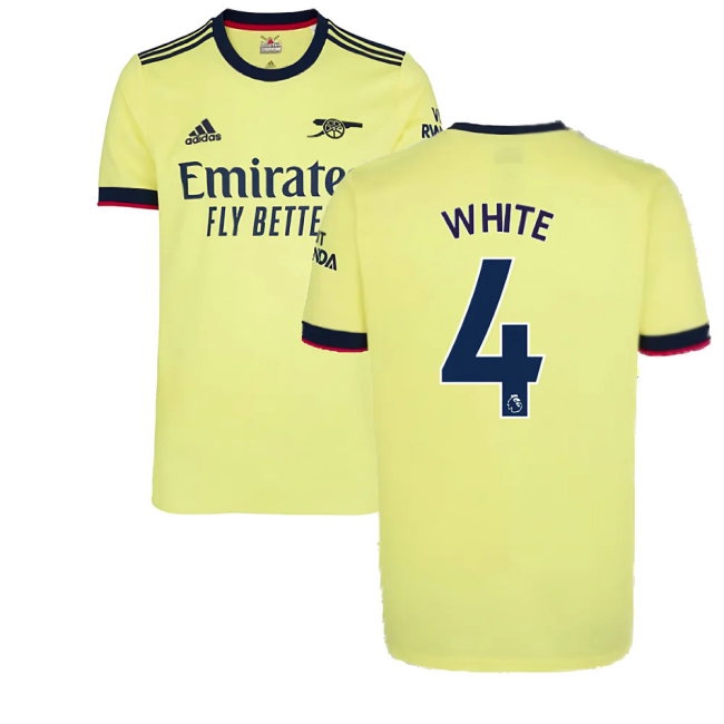 Women's Arsenal 2021/22 White Away Jersey