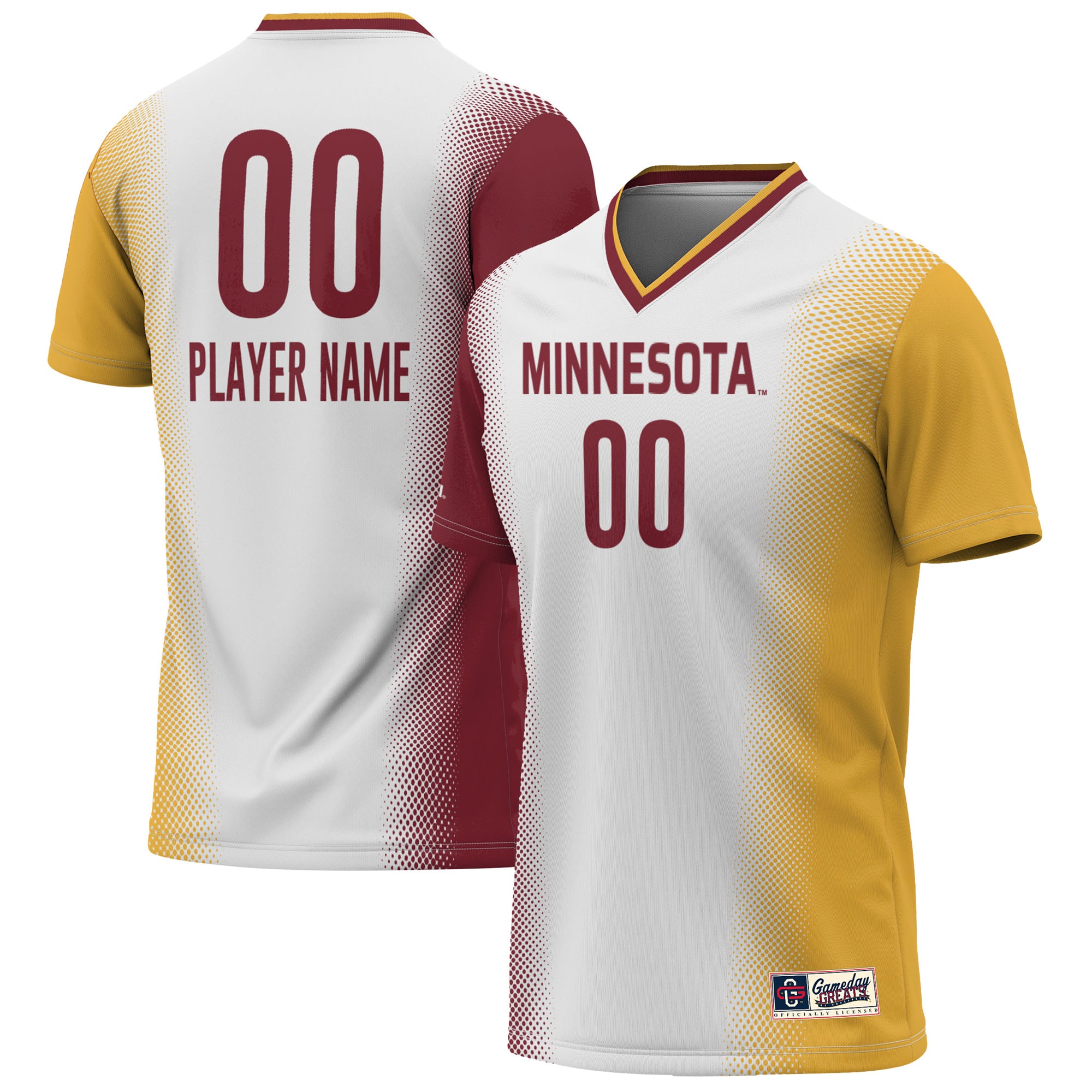 Men's Minnesota Golden Gophers White Player Jersey