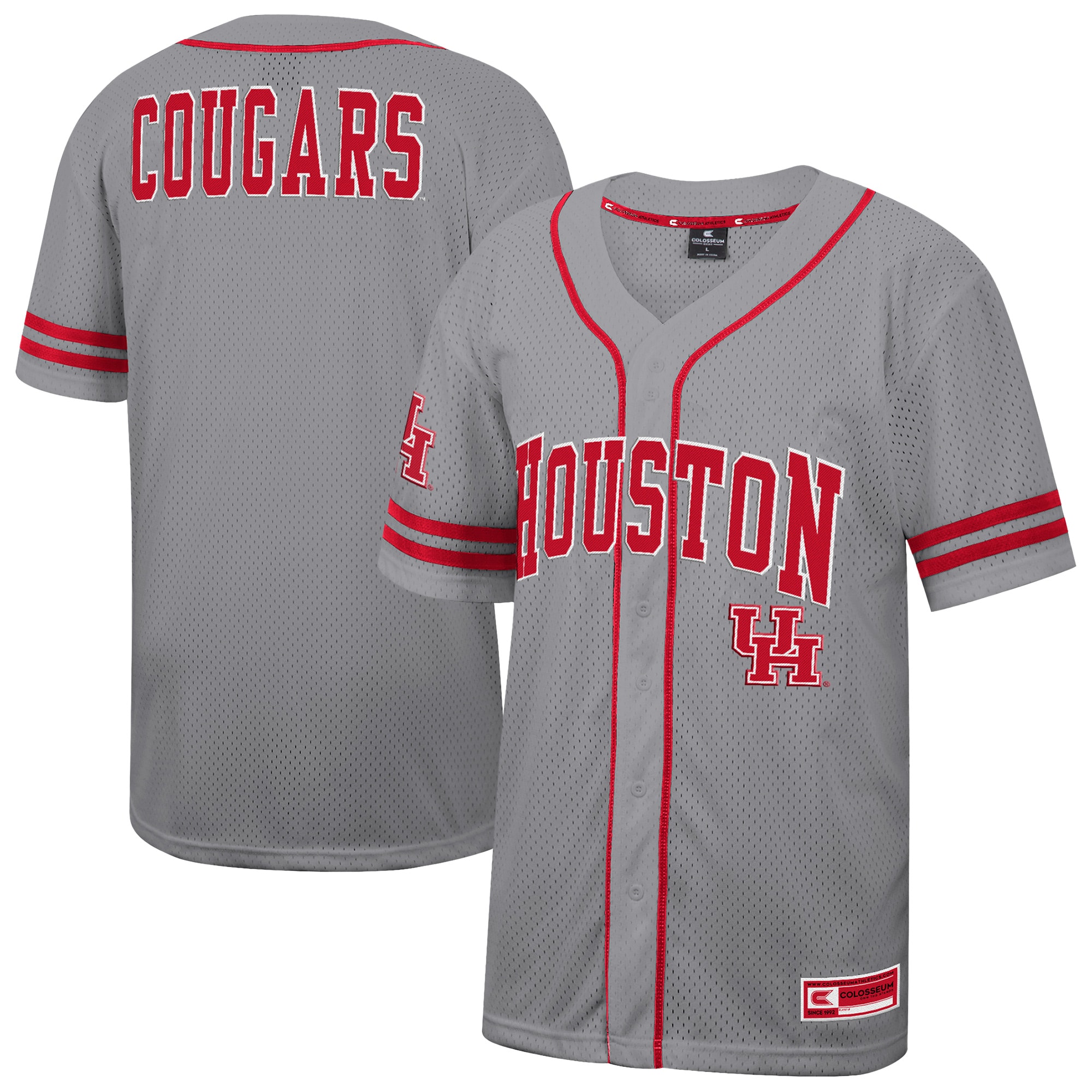 Kids' Houston Cougars Gray Jersey