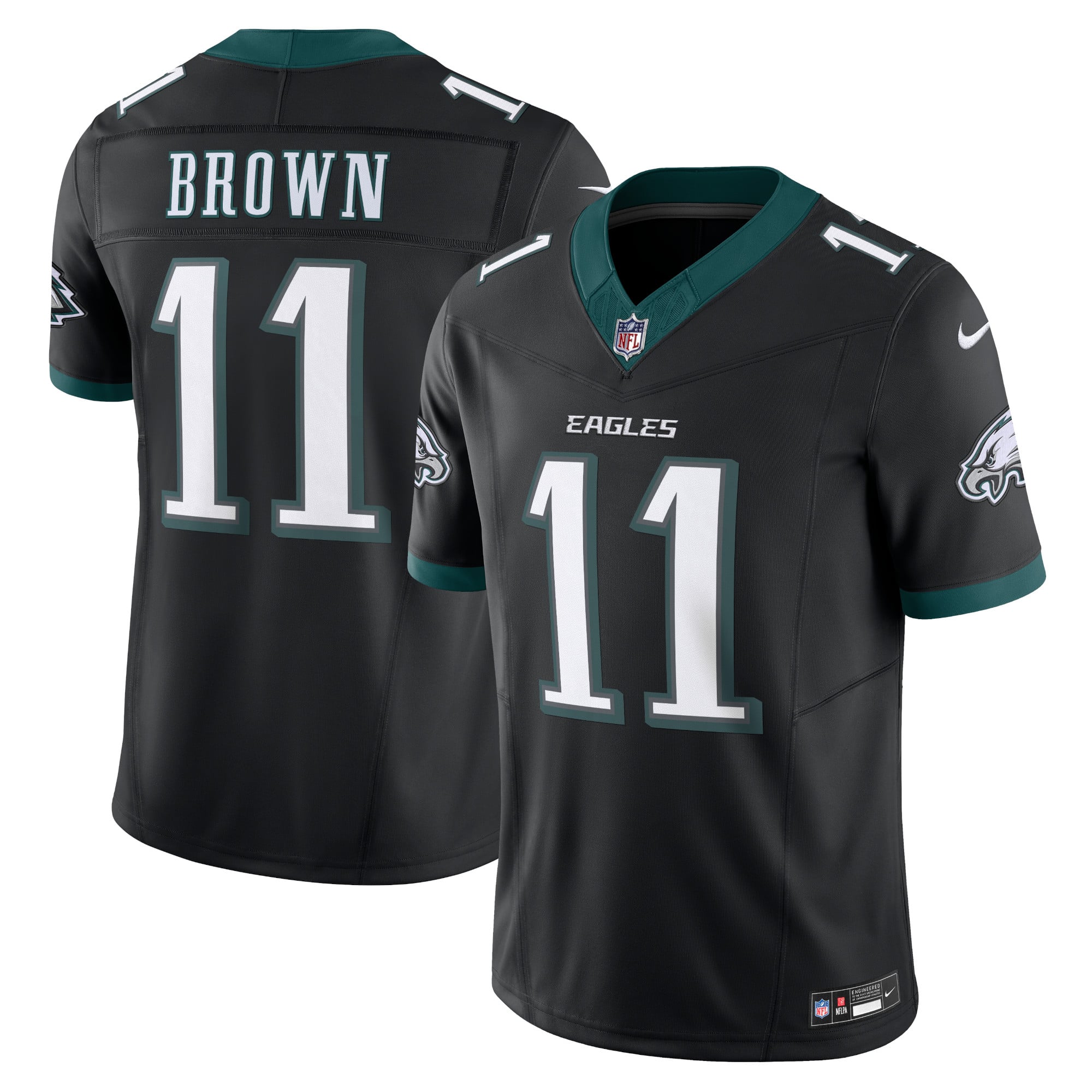 Men's Philadelphia Eagles Brown Limited Jersey