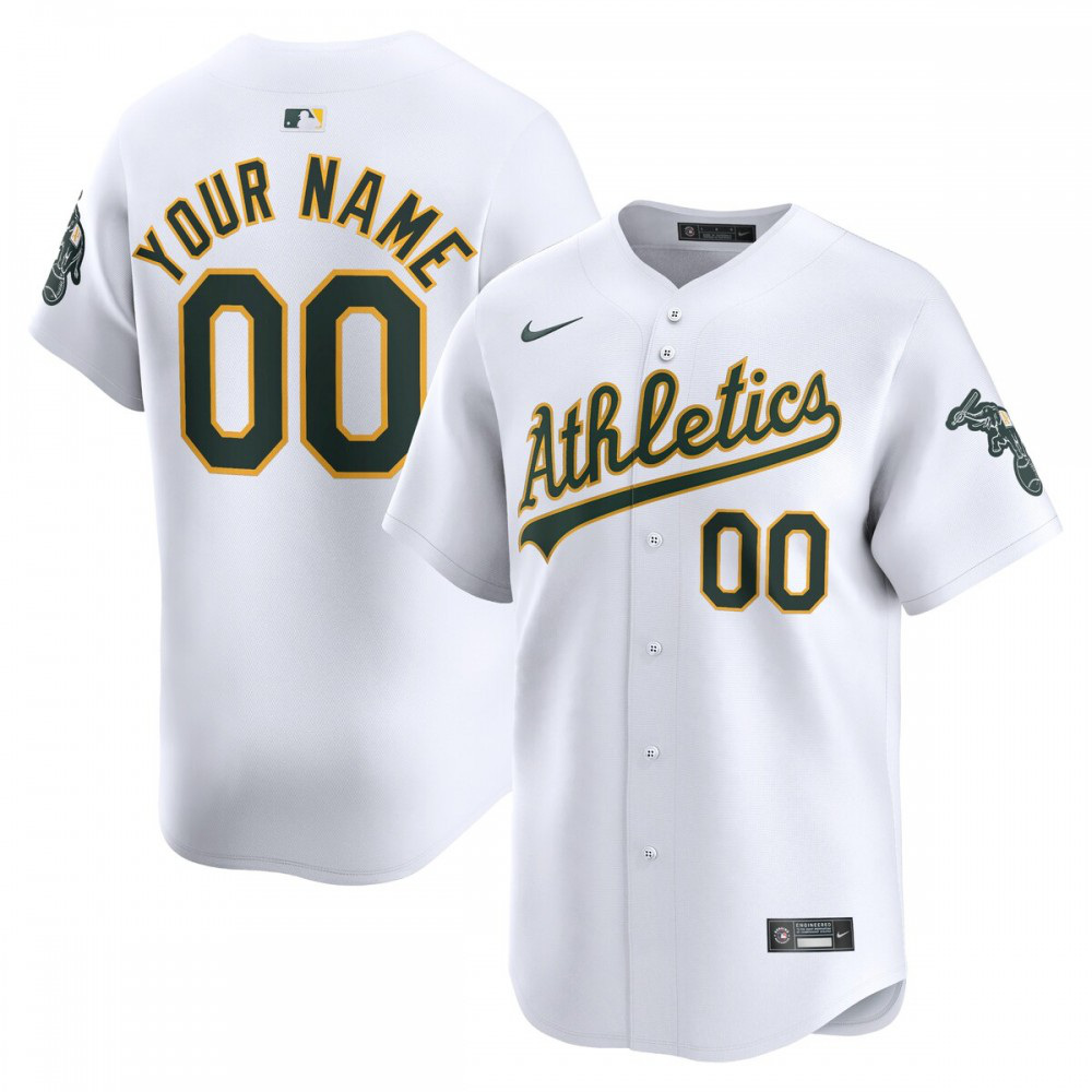 Men's Oakland Athletics White Limited Jersey