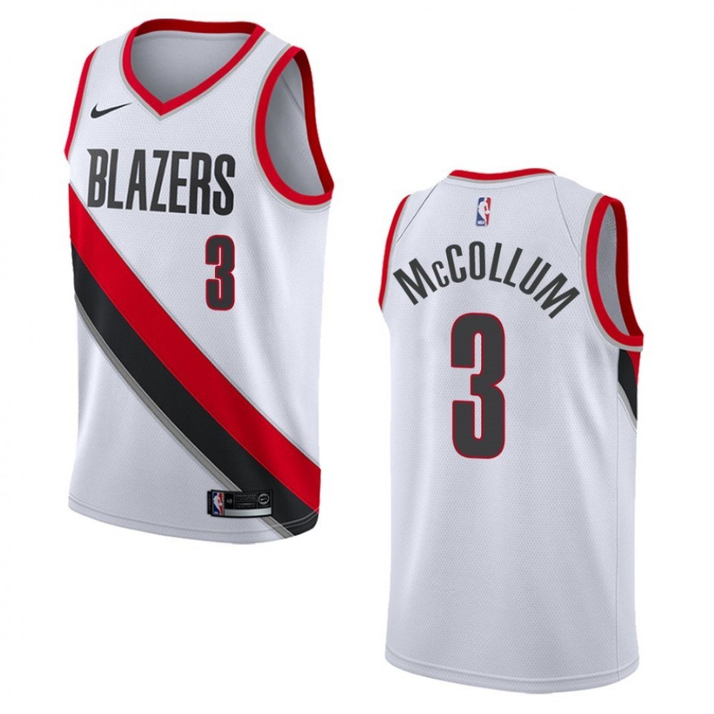 Men's Portland Trail Blazers White Swingman Jersey