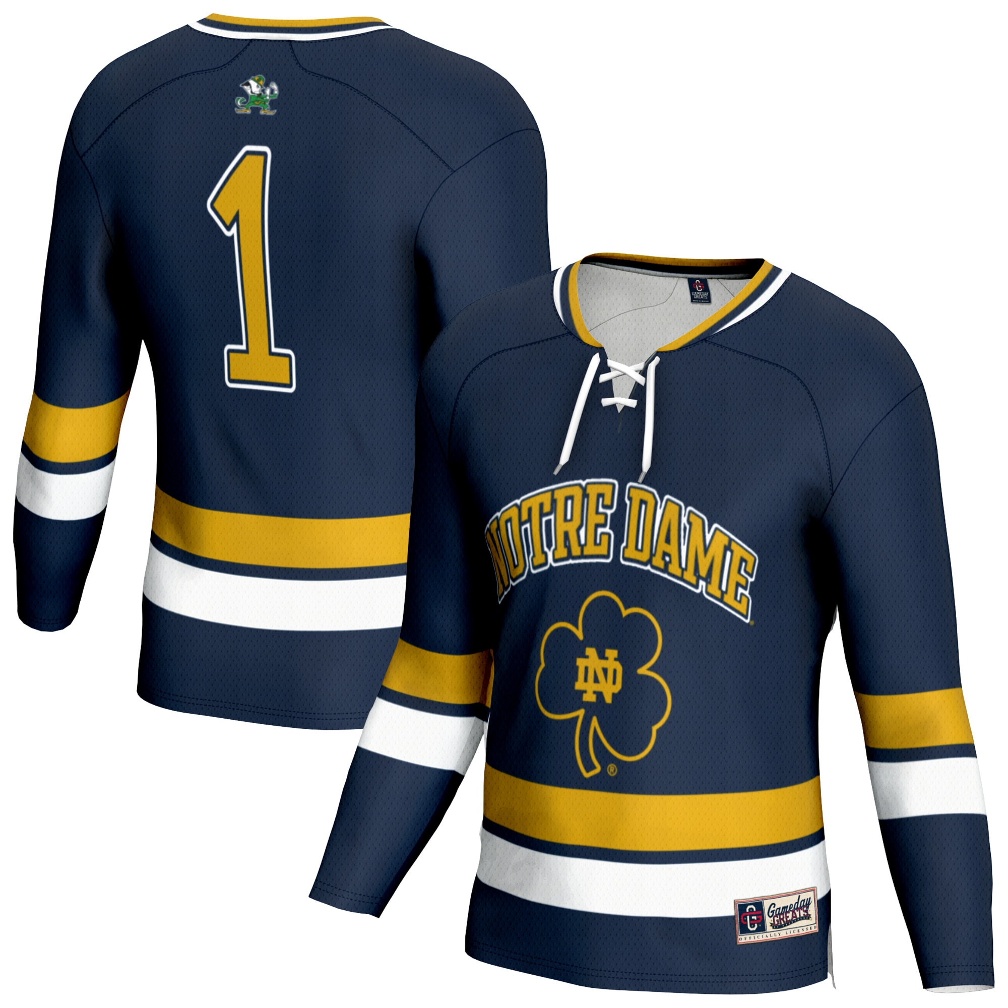 Men's Notre Dame Fighting Irish Navy Fashion Jersey