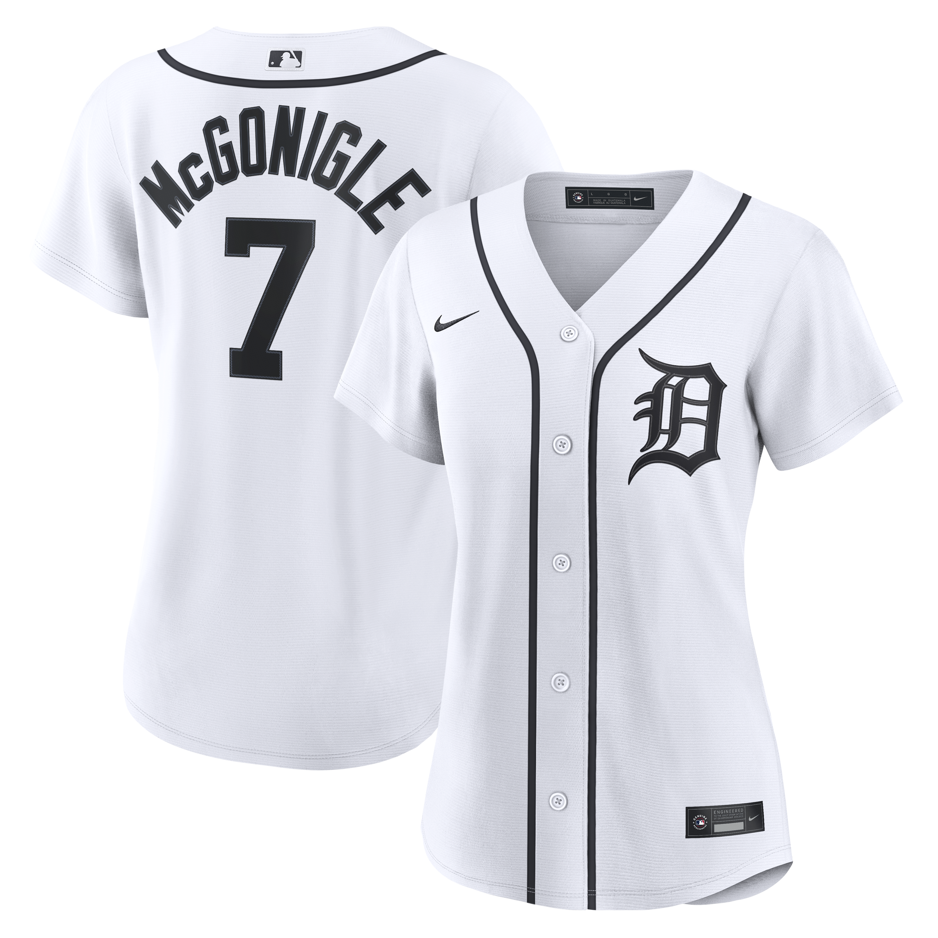 Men's Detroit Tigers White Replica Jersey