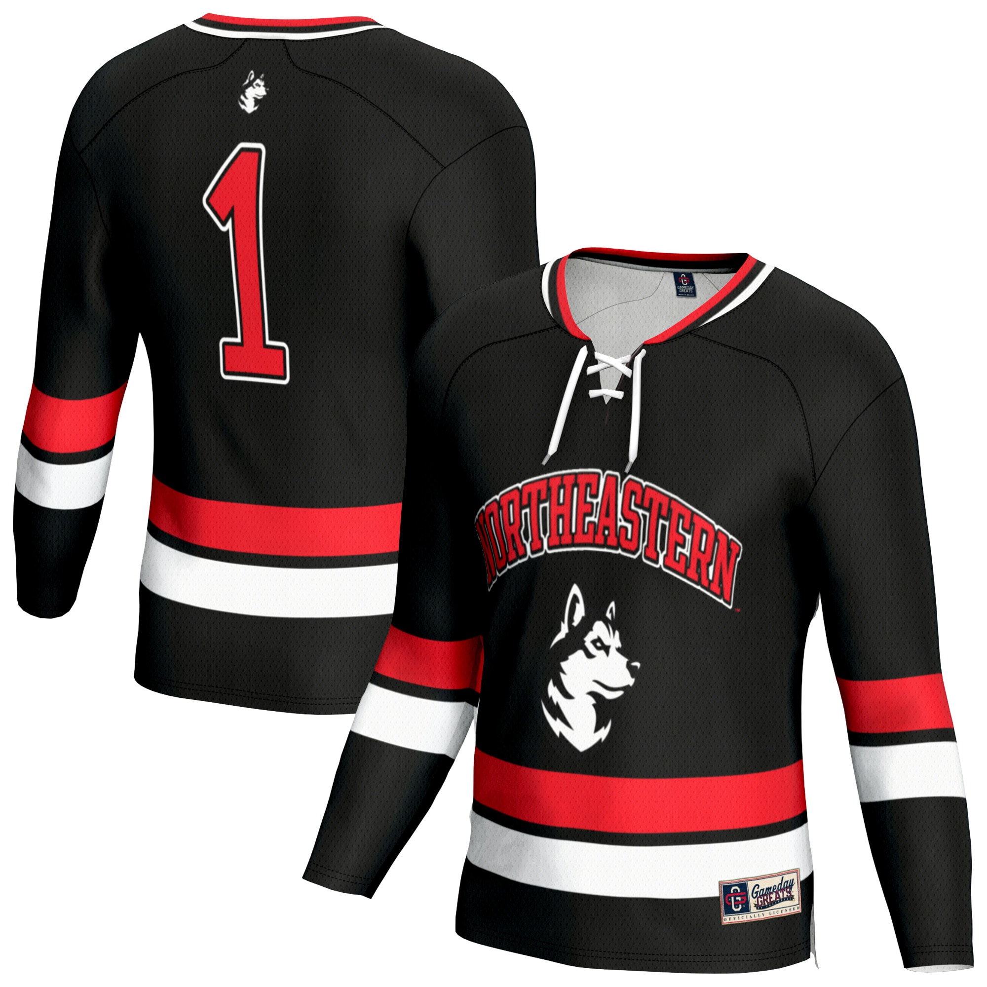 Women's Northeastern Huskies Black Fashion Jersey