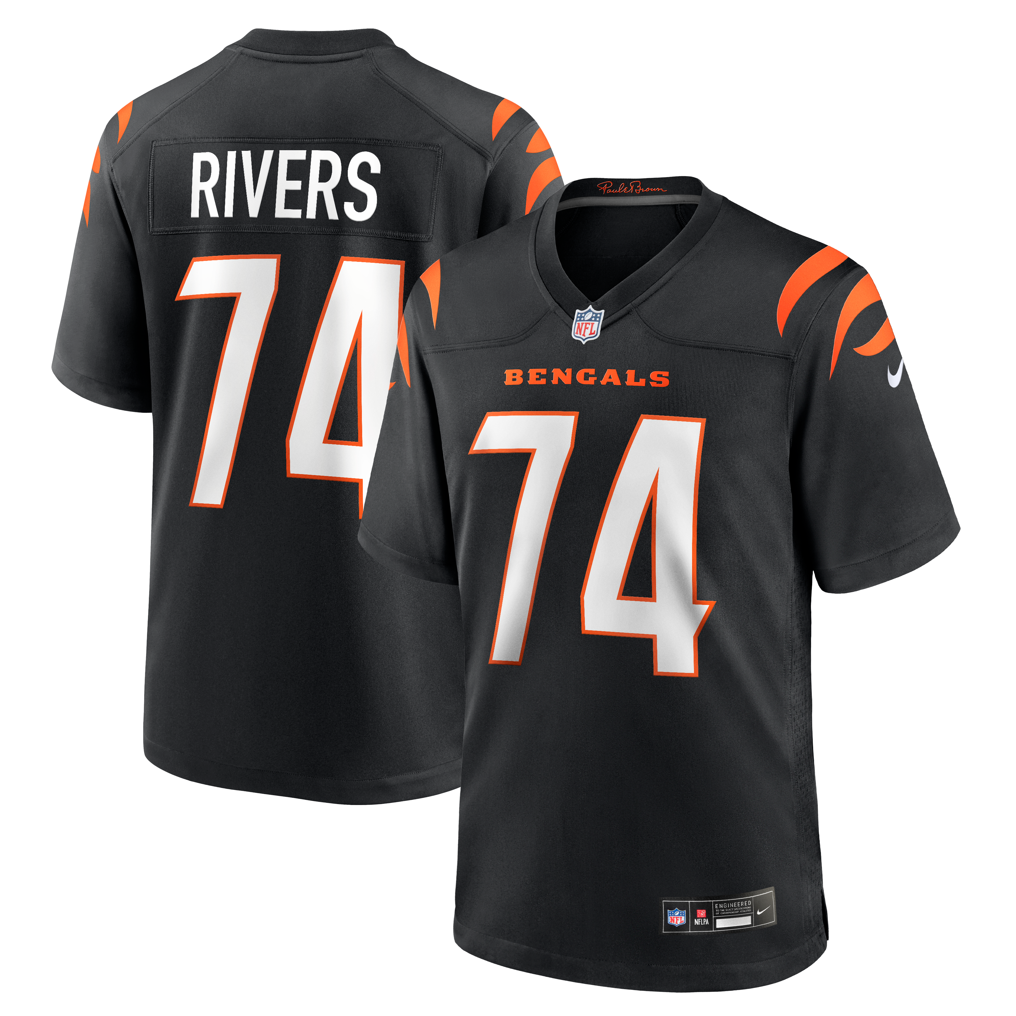 Kids' Cincinnati Bengals Black Game Jersey