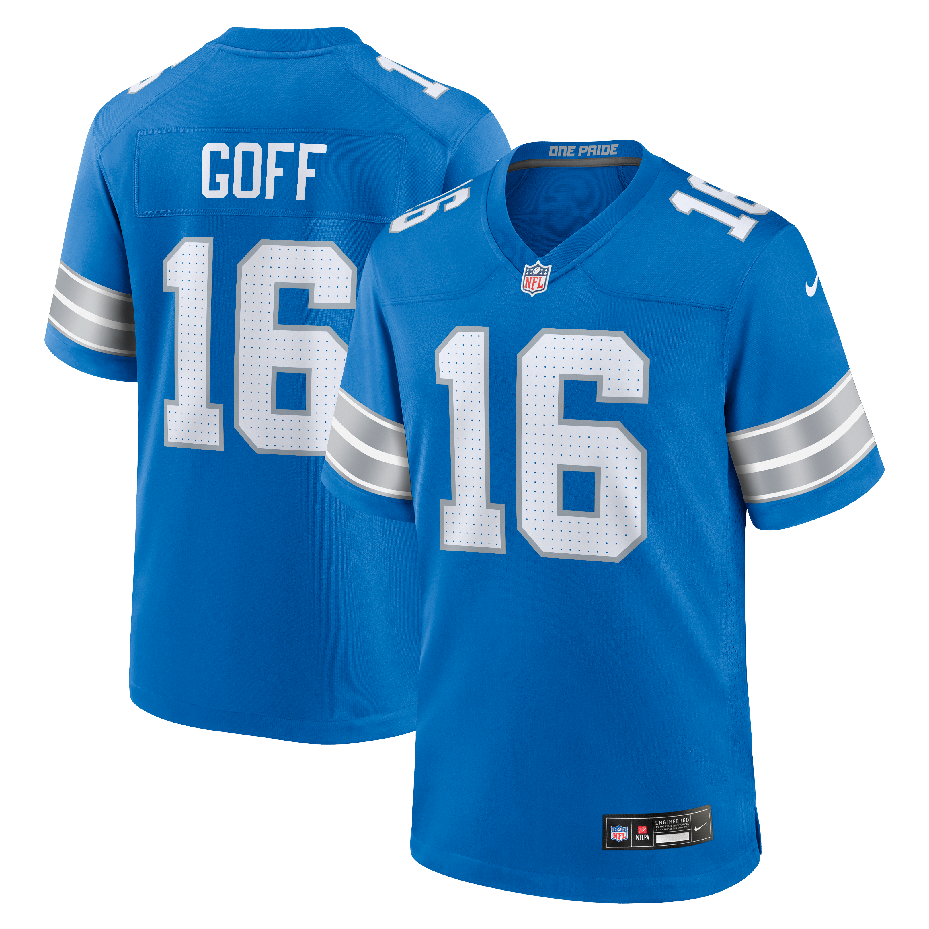 Women's Detroit Lions Blue Game Jersey