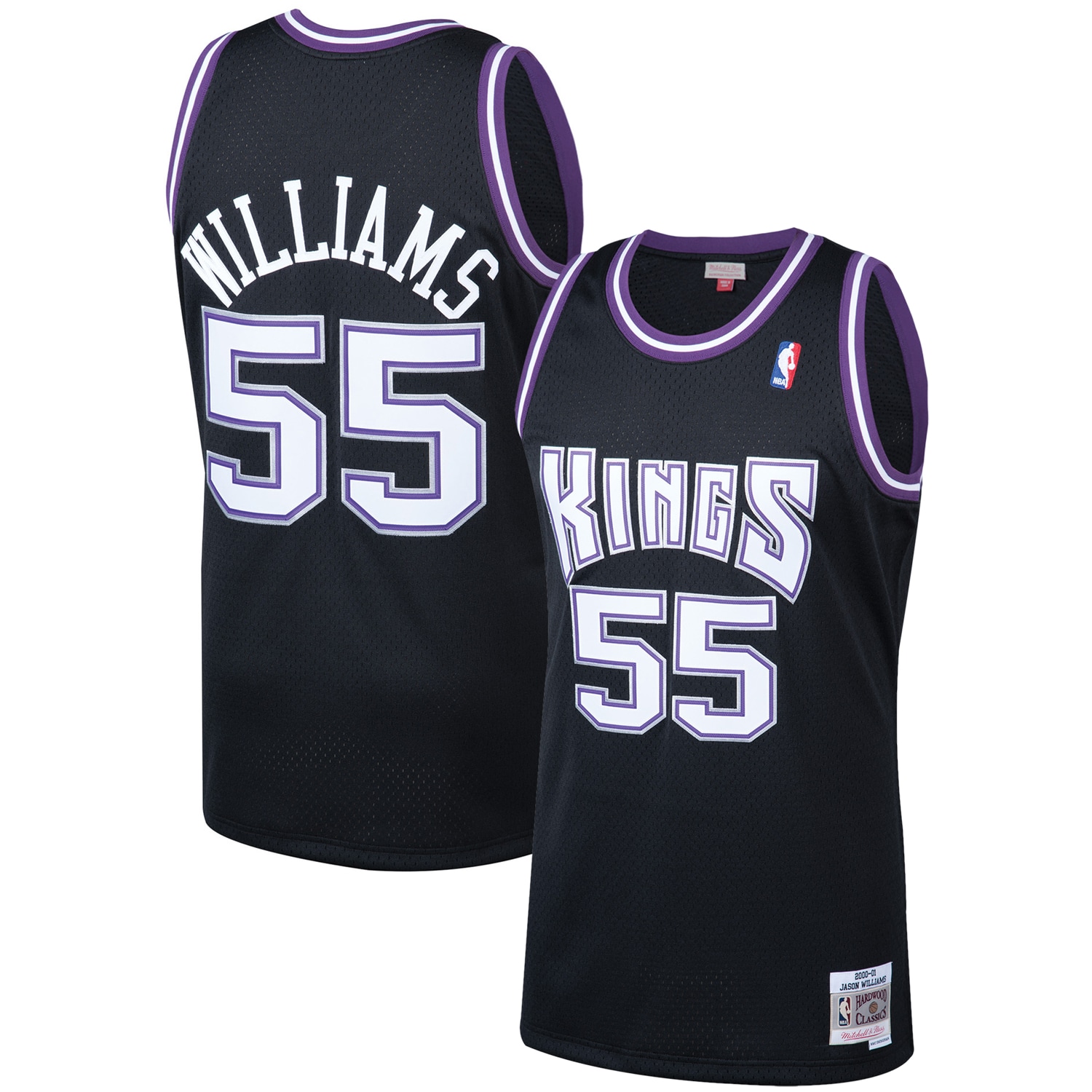 Men's Sacramento Kings Black Swingman Jersey