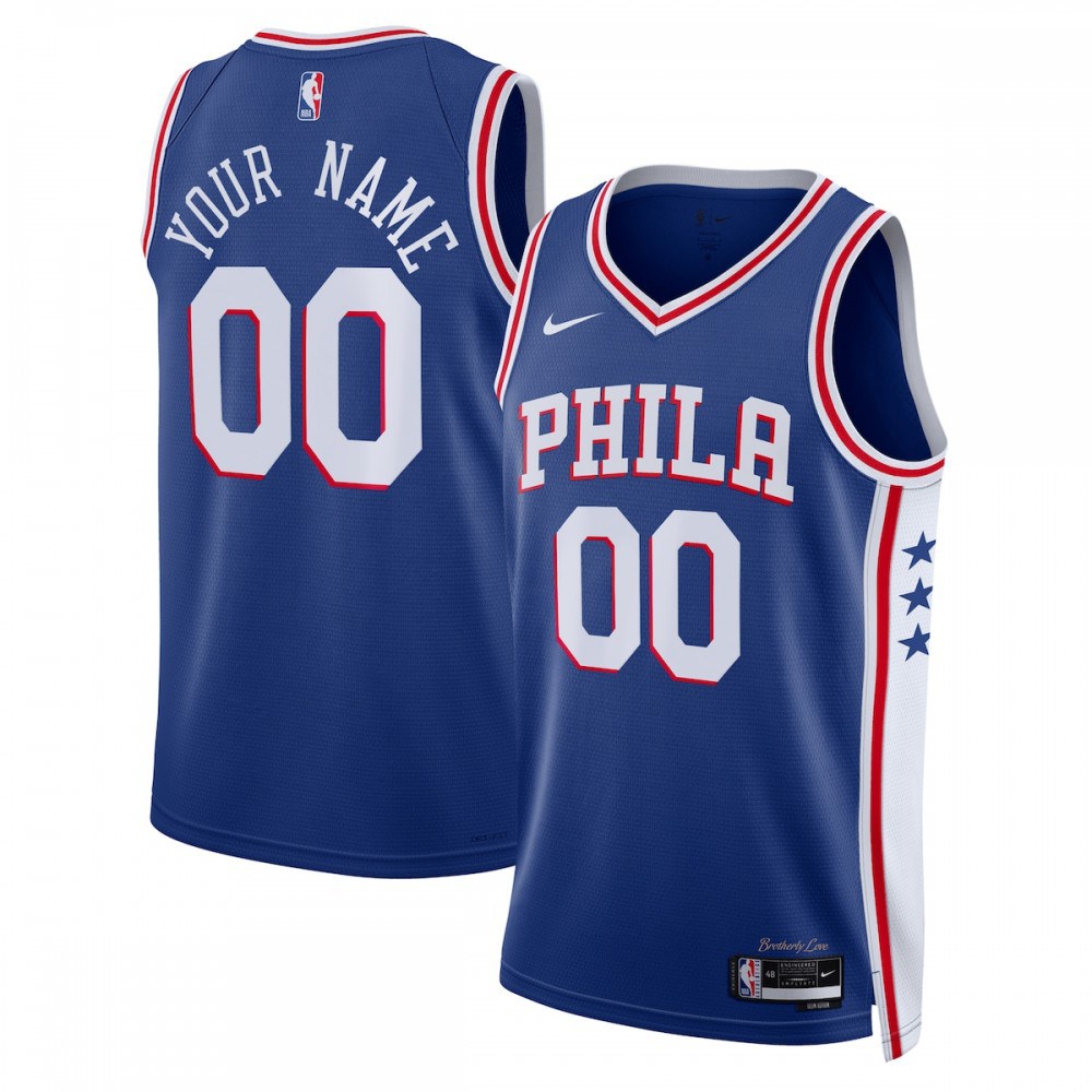 Men's Philadelphia 76ers 2022/23 Royal Icon Swingman Jersey