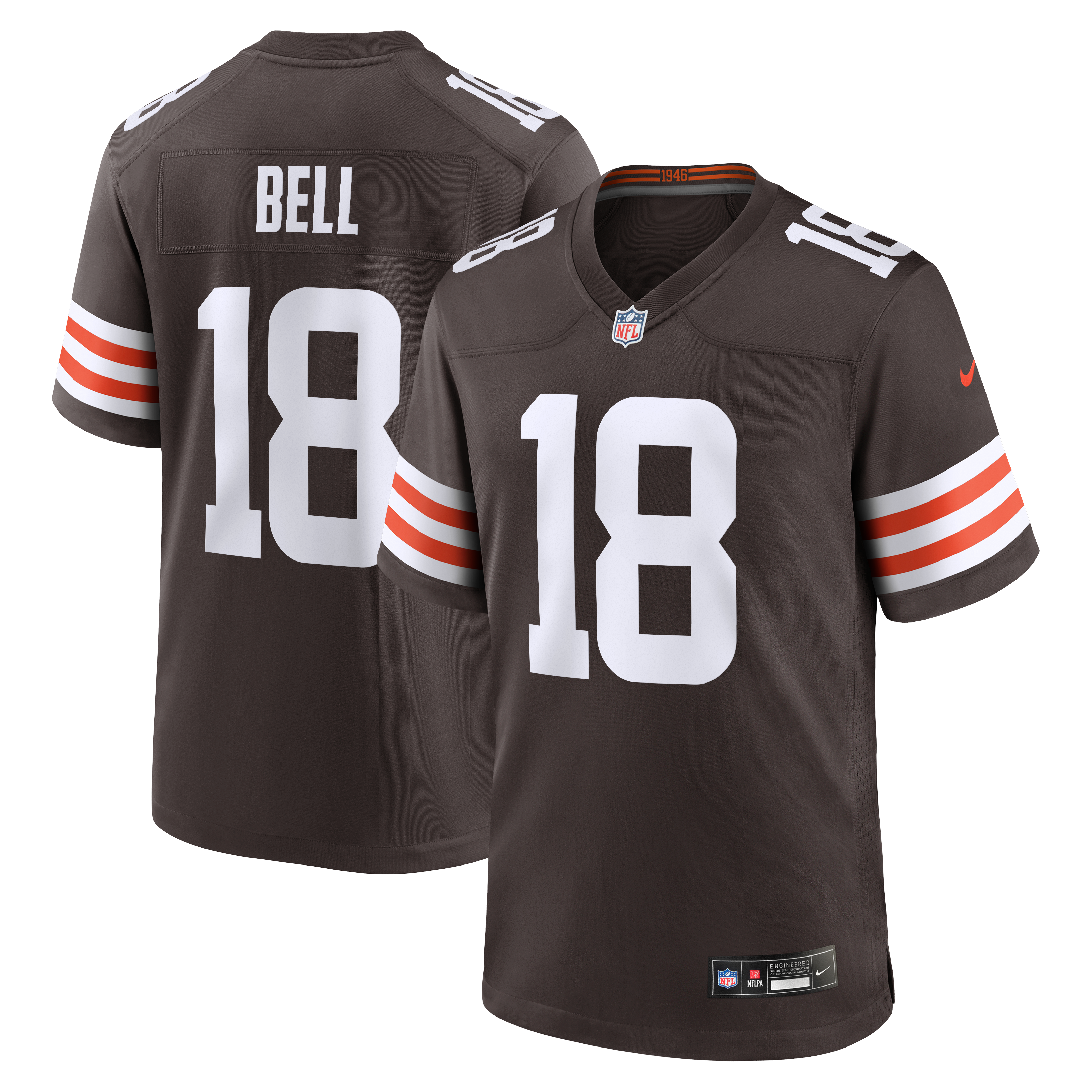 Kids' Cleveland Browns Brown Game Jersey