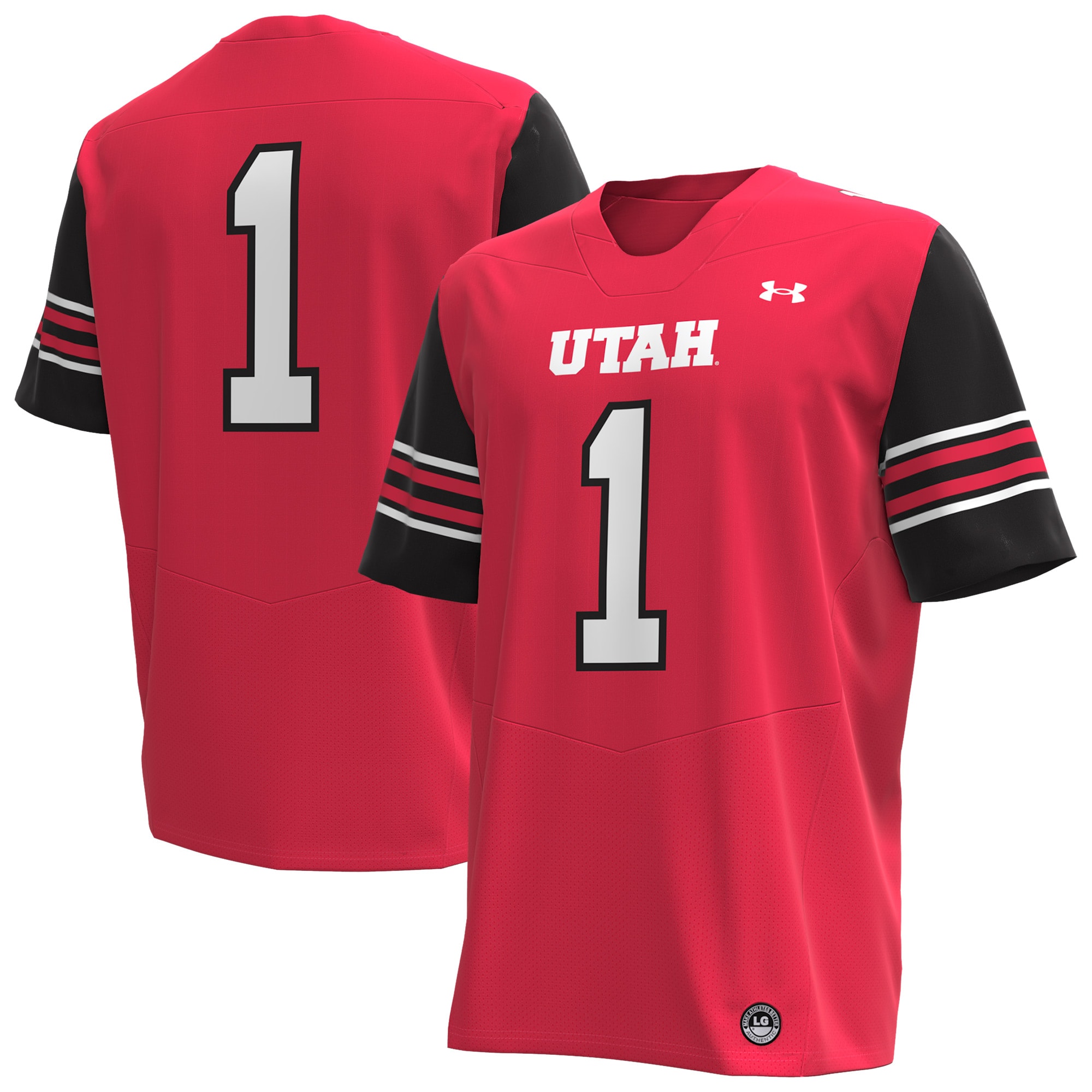 Kids' Utah Utes Red Replica Jersey