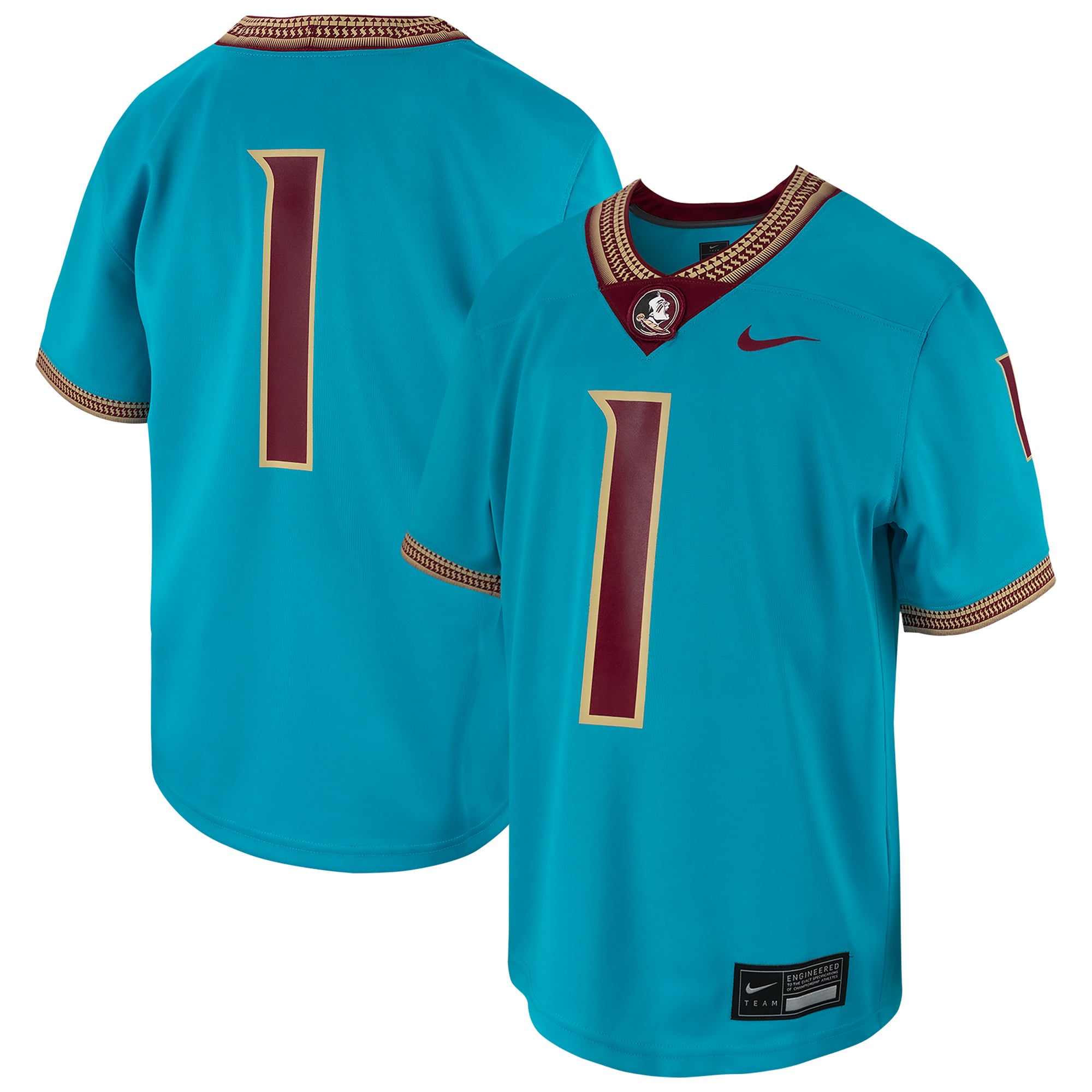 Women's Florida State Seminoles Turquoise Game Jersey