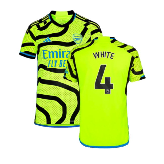 Men's Arsenal 2023/24 White Away Jersey
